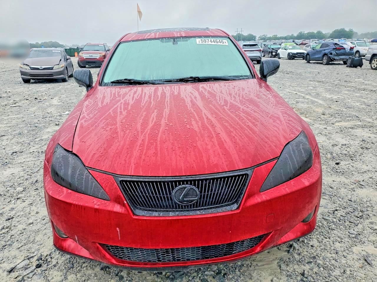 2008 Lexus Is 250 Red vin: JTHCK262982025313