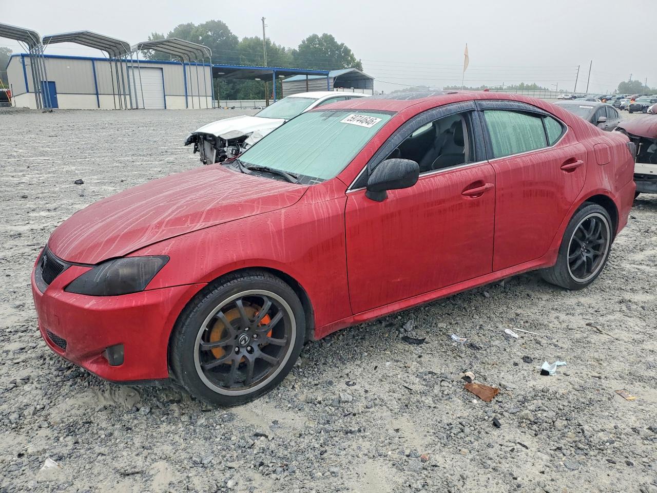 2008 Lexus Is 250 Red vin: JTHCK262982025313