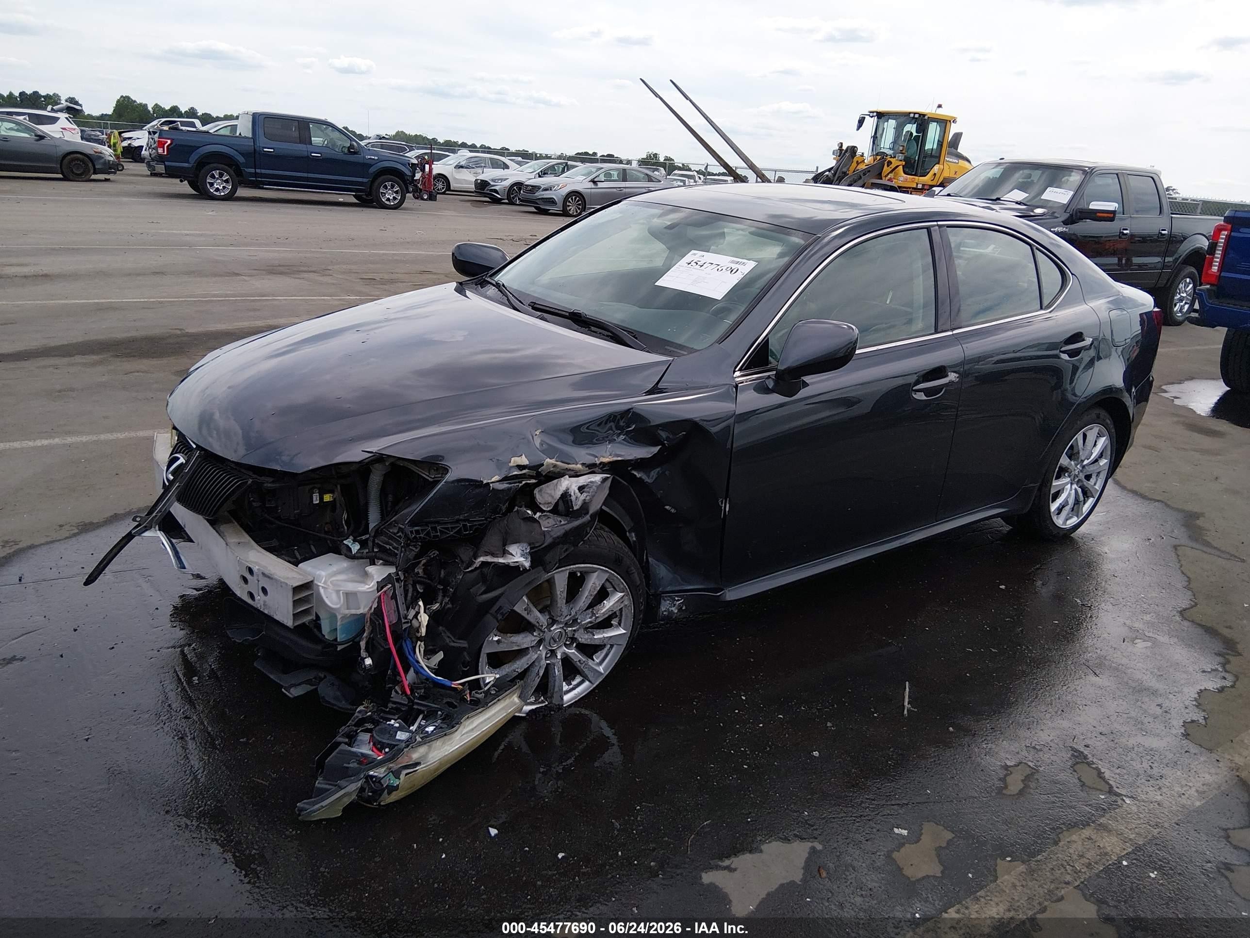 2008 Lexus Is 250   Black vin: JTHCK262985023379