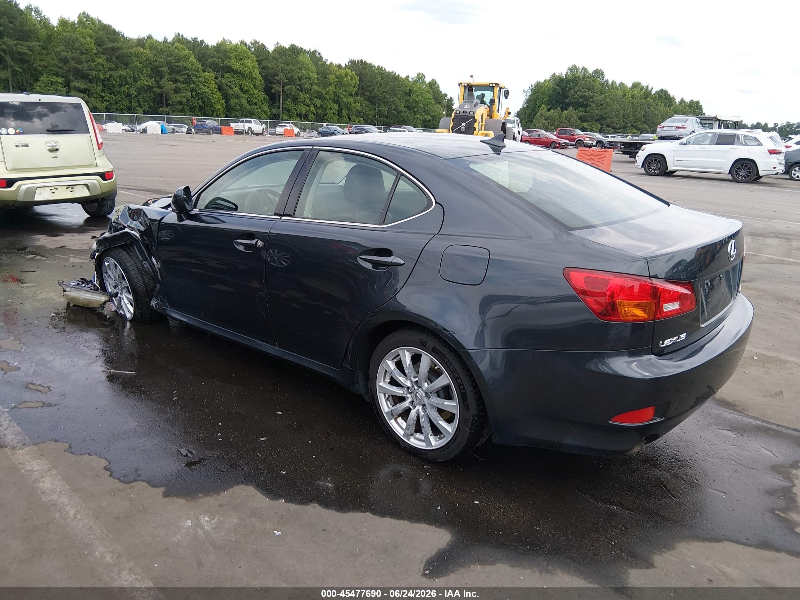 2008 Lexus Is 250   Black vin: JTHCK262985023379