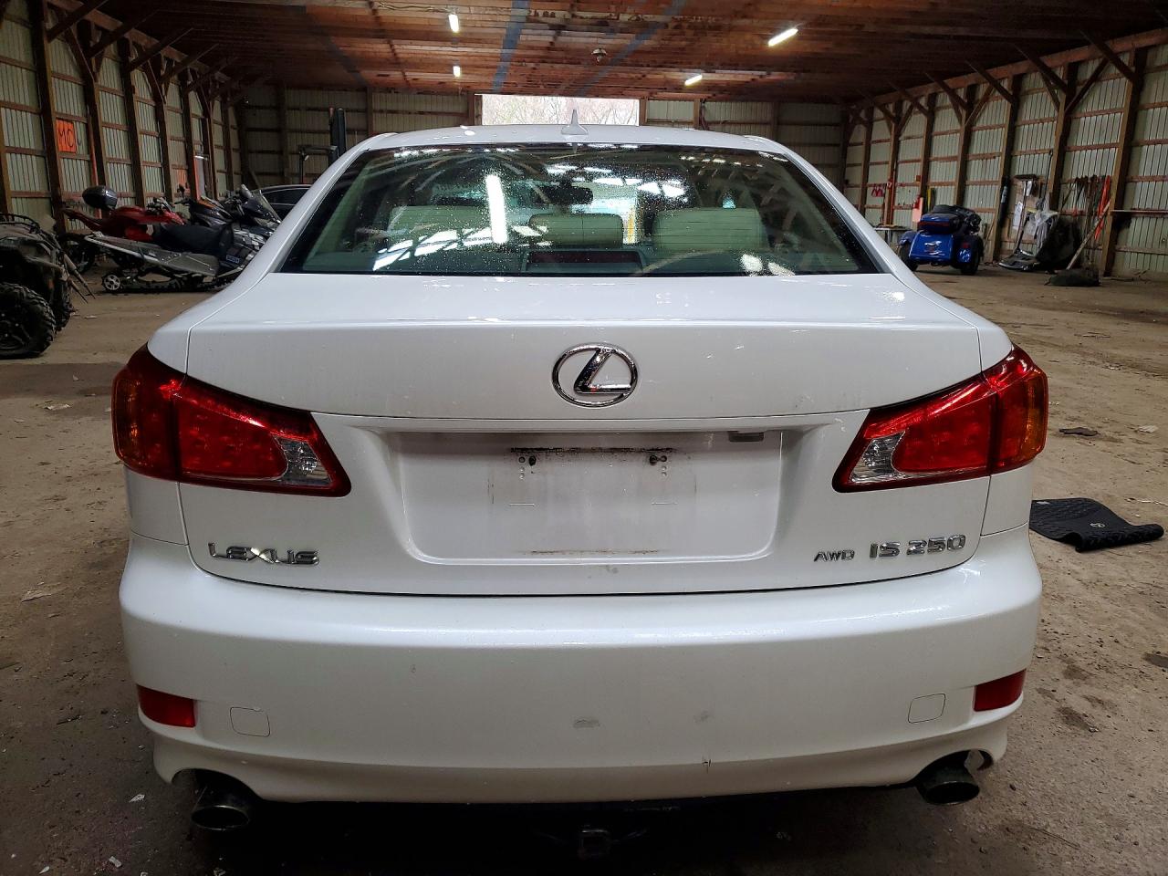 2009 Lexus Is 250 Base White vin: JTHCK262992031145