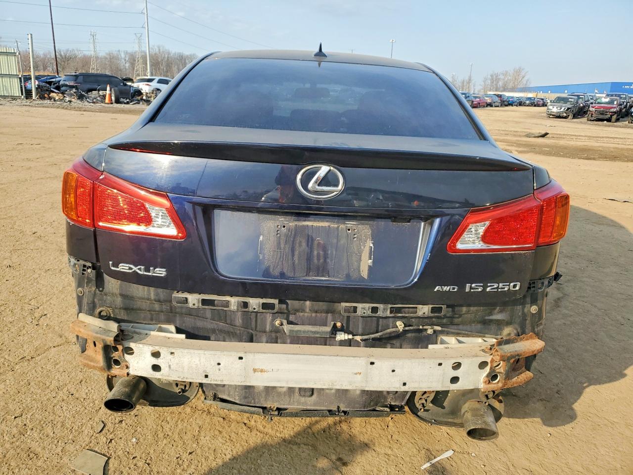 2009 Lexus Is 250 Base Blue vin: JTHCK262995029149