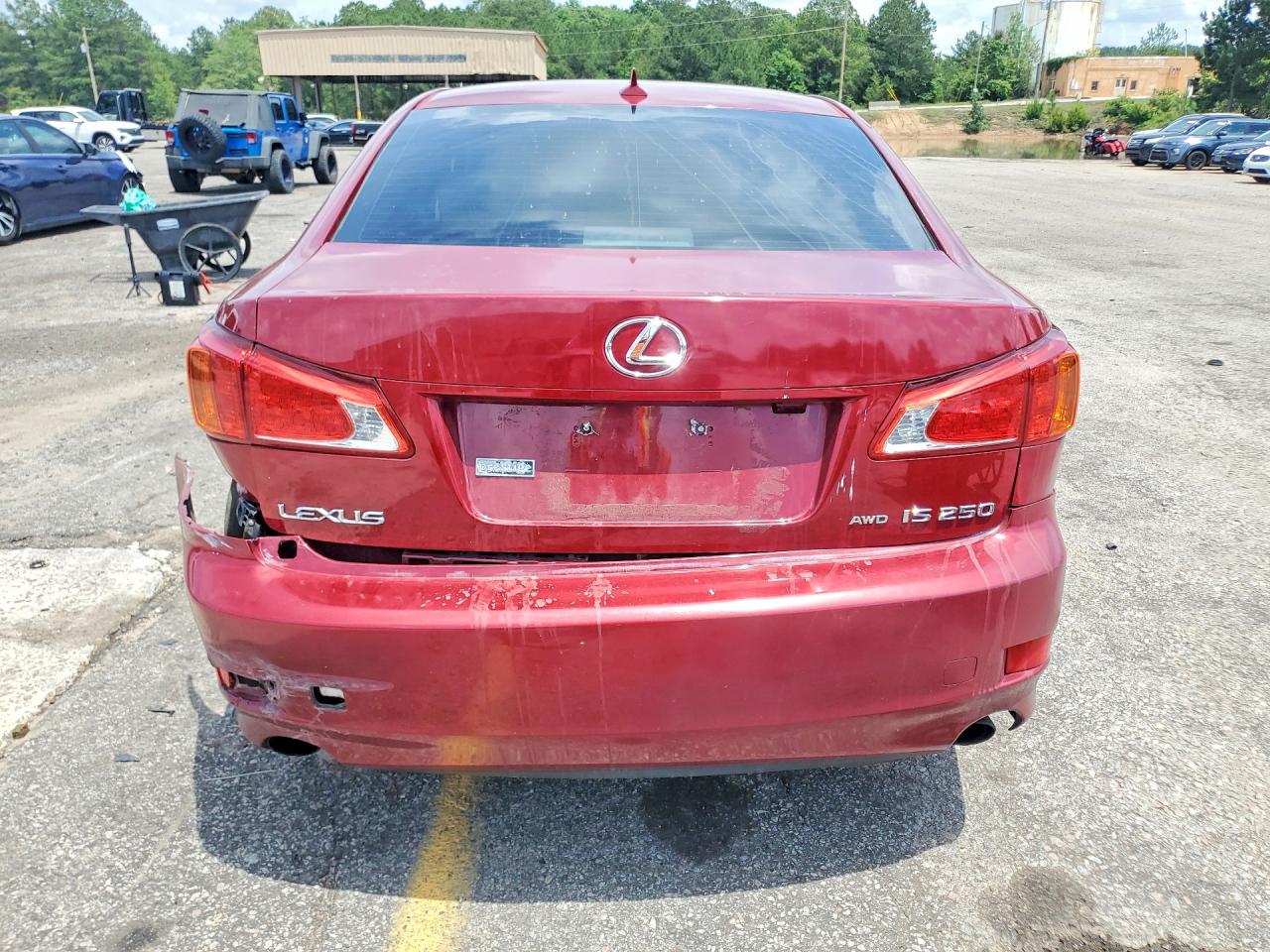 2009 Lexus Is 250 Burgundy vin: JTHCK262995033153