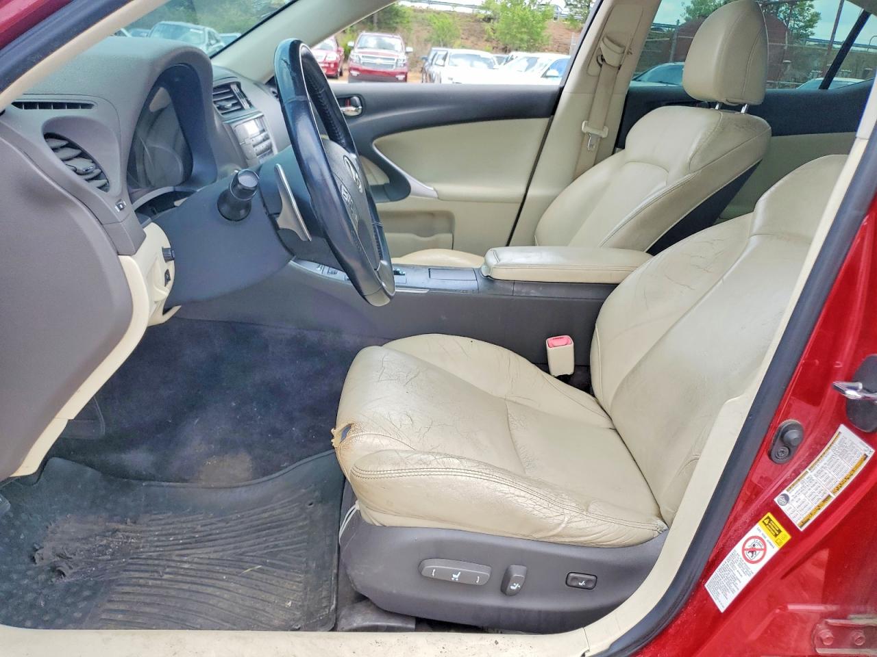 2009 Lexus Is 250 Burgundy vin: JTHCK262995033153