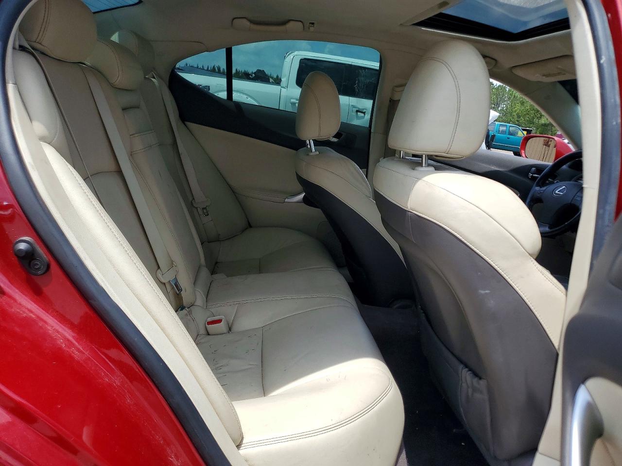 2009 Lexus Is 250 Burgundy vin: JTHCK262995033153