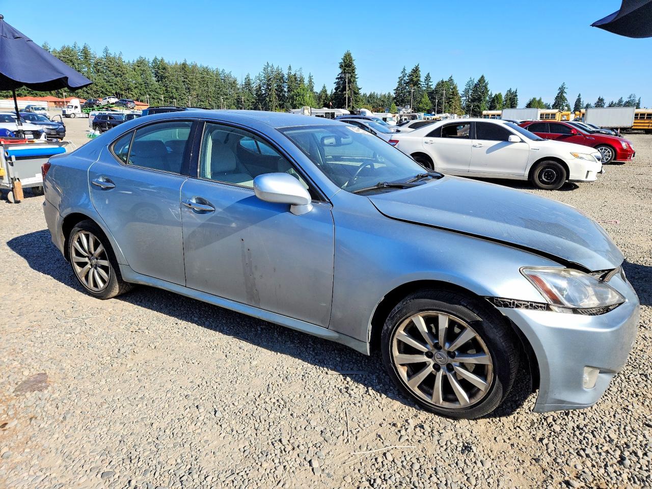 2007 Lexus Is 250 Silver vin: JTHCK262X72018207