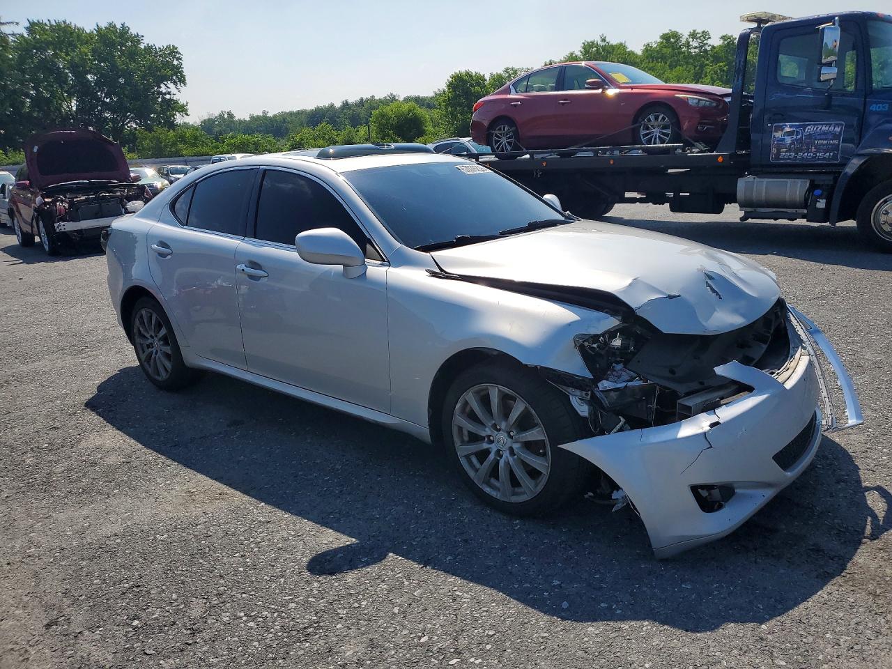 2007 Lexus Is 250 Silver vin: JTHCK262X75015273