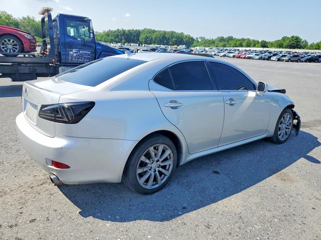 2007 Lexus Is 250 Silver vin: JTHCK262X75015273