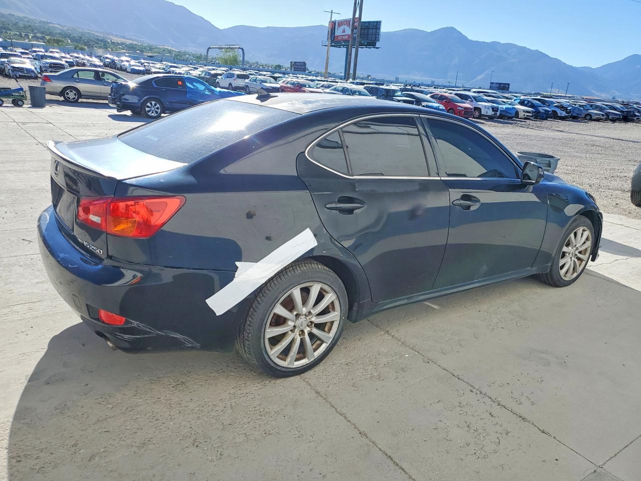 2008 Lexus Is 250 Black vin: JTHCK262X82027362
