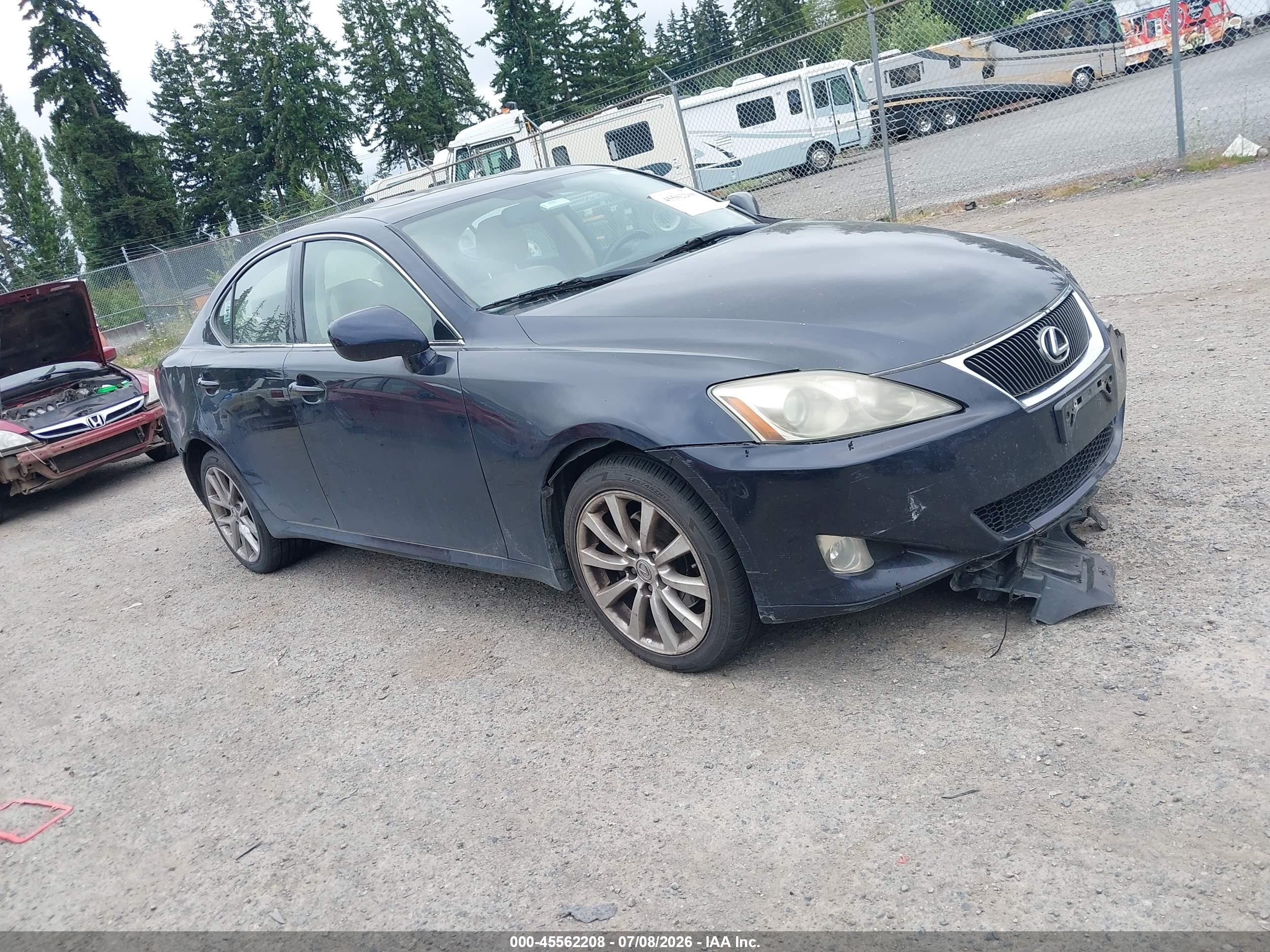 2008 Lexus Is 250   Blue vin: JTHCK262X85016960