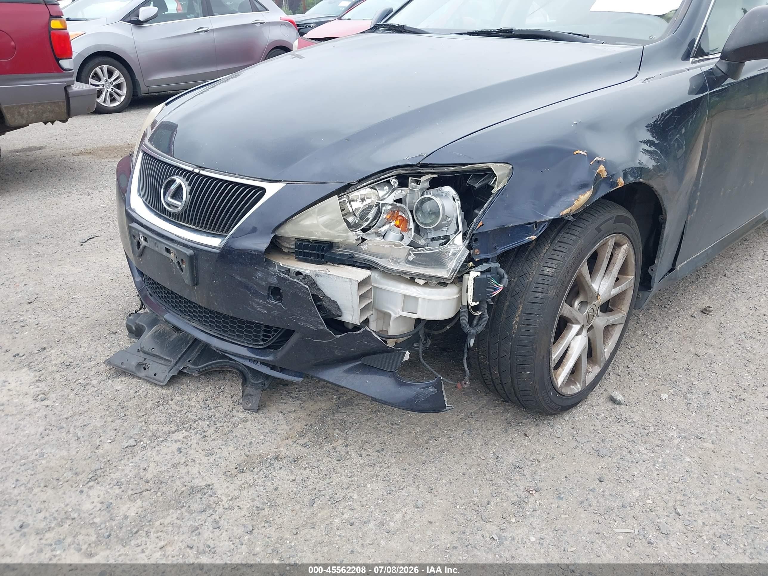 2008 Lexus Is 250   Blue vin: JTHCK262X85016960
