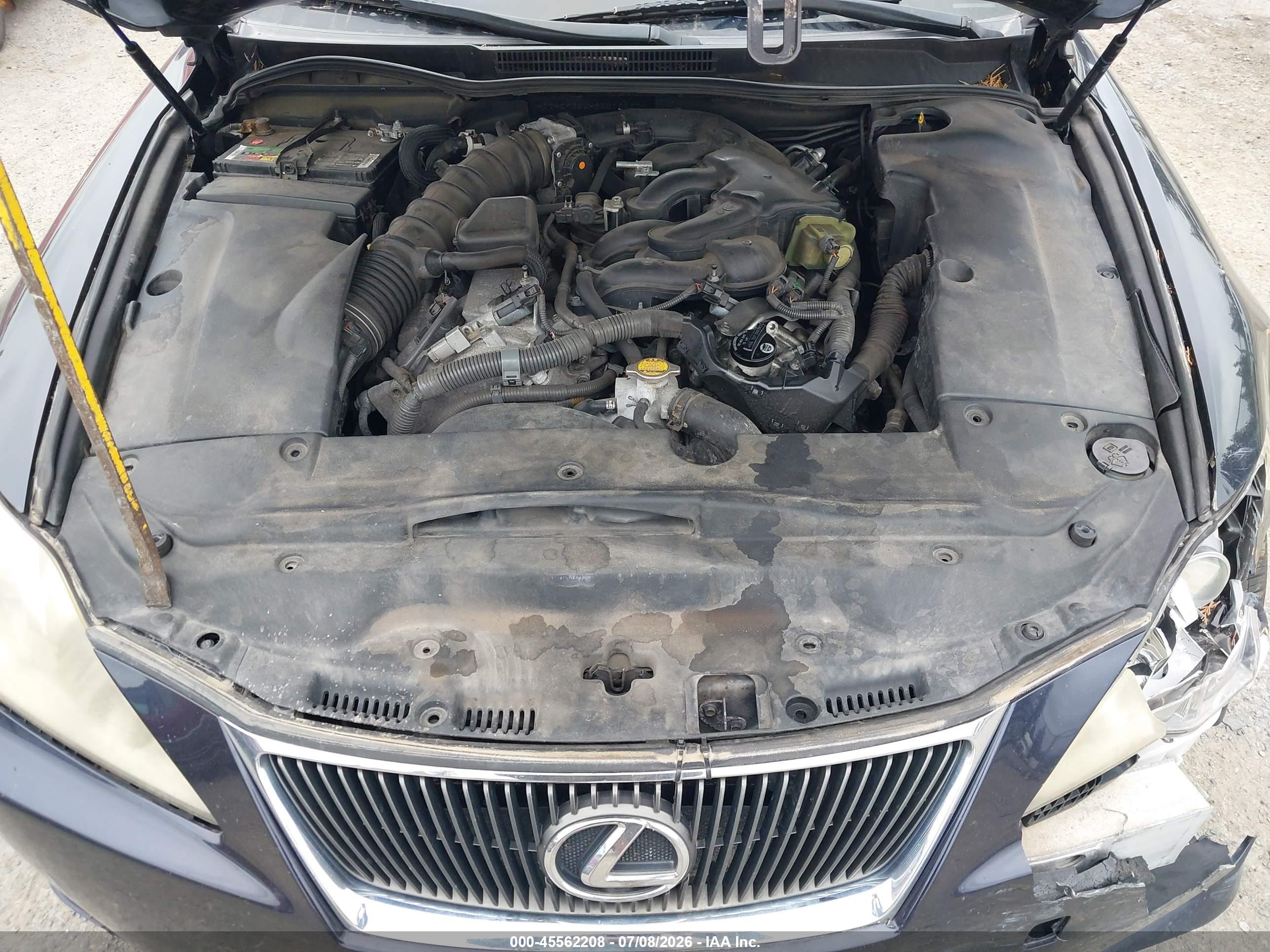 2008 Lexus Is 250   Blue vin: JTHCK262X85016960