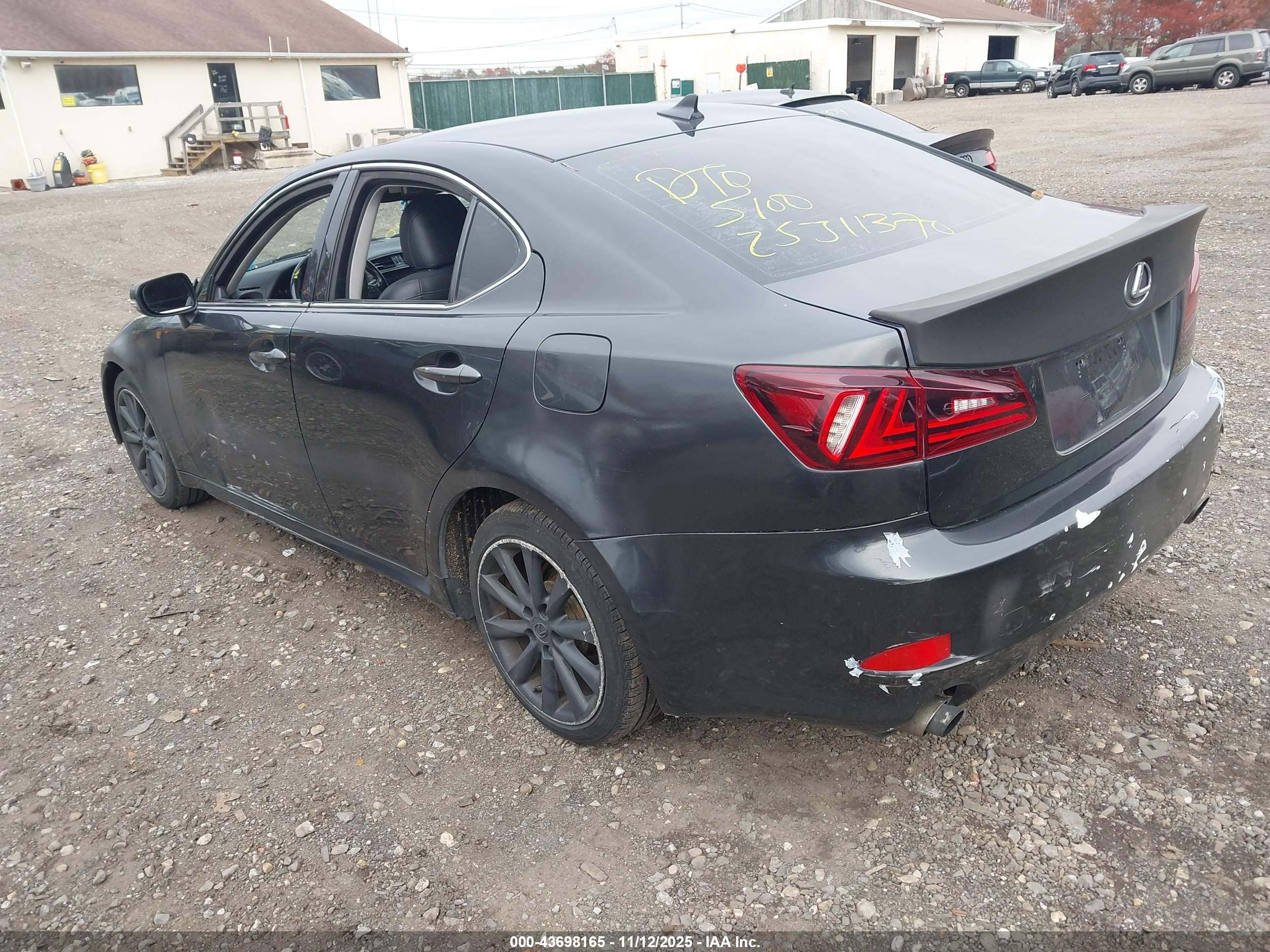 2009 Lexus Is 250   Gray vin: JTHCK262X92031994