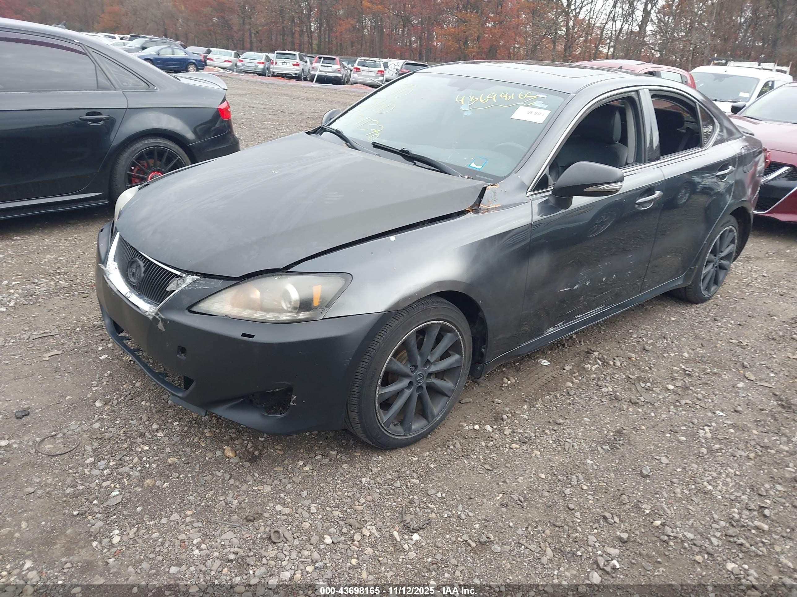 2009 Lexus Is 250   Gray vin: JTHCK262X92031994