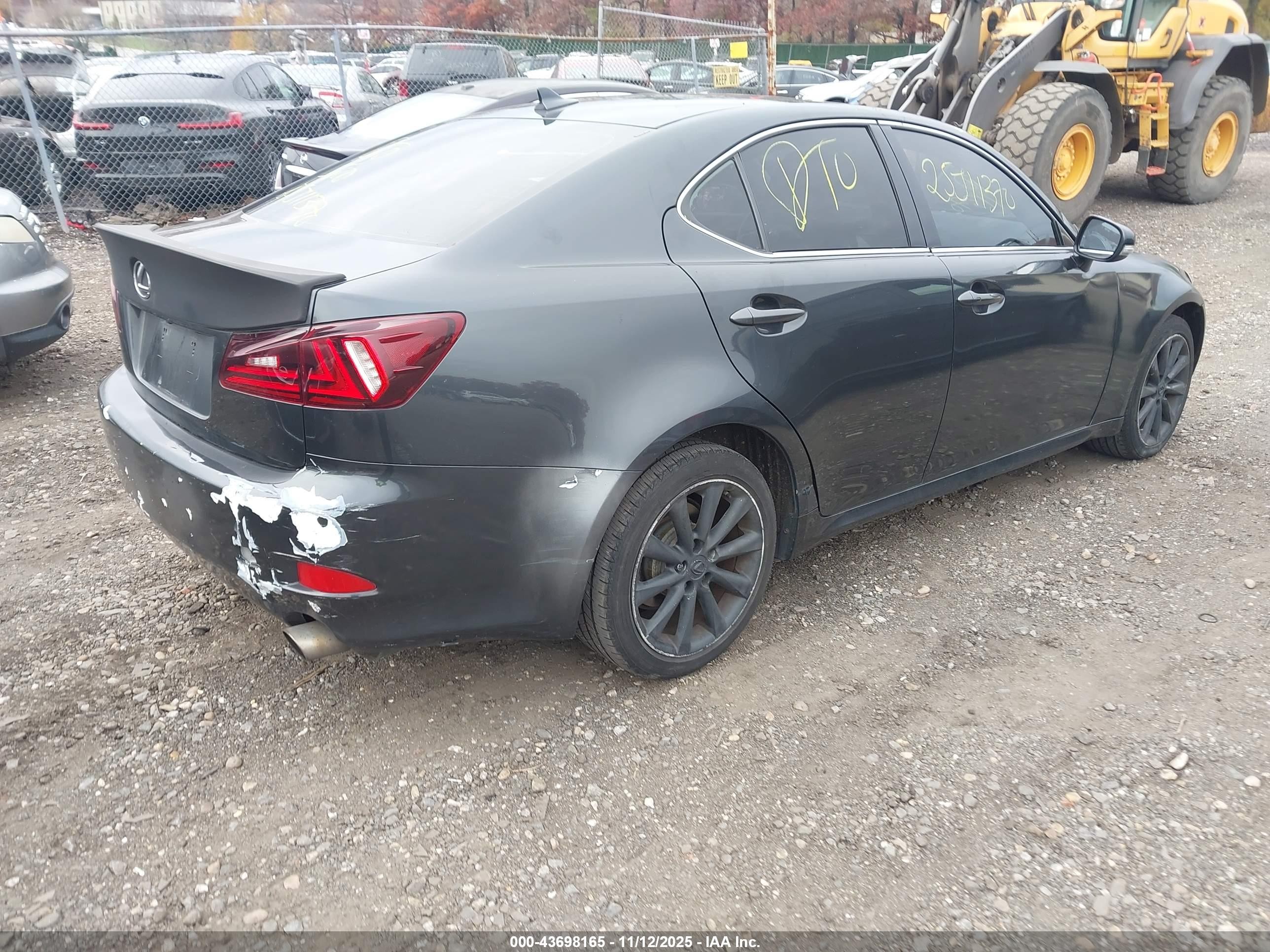 2009 Lexus Is 250   Gray vin: JTHCK262X92031994