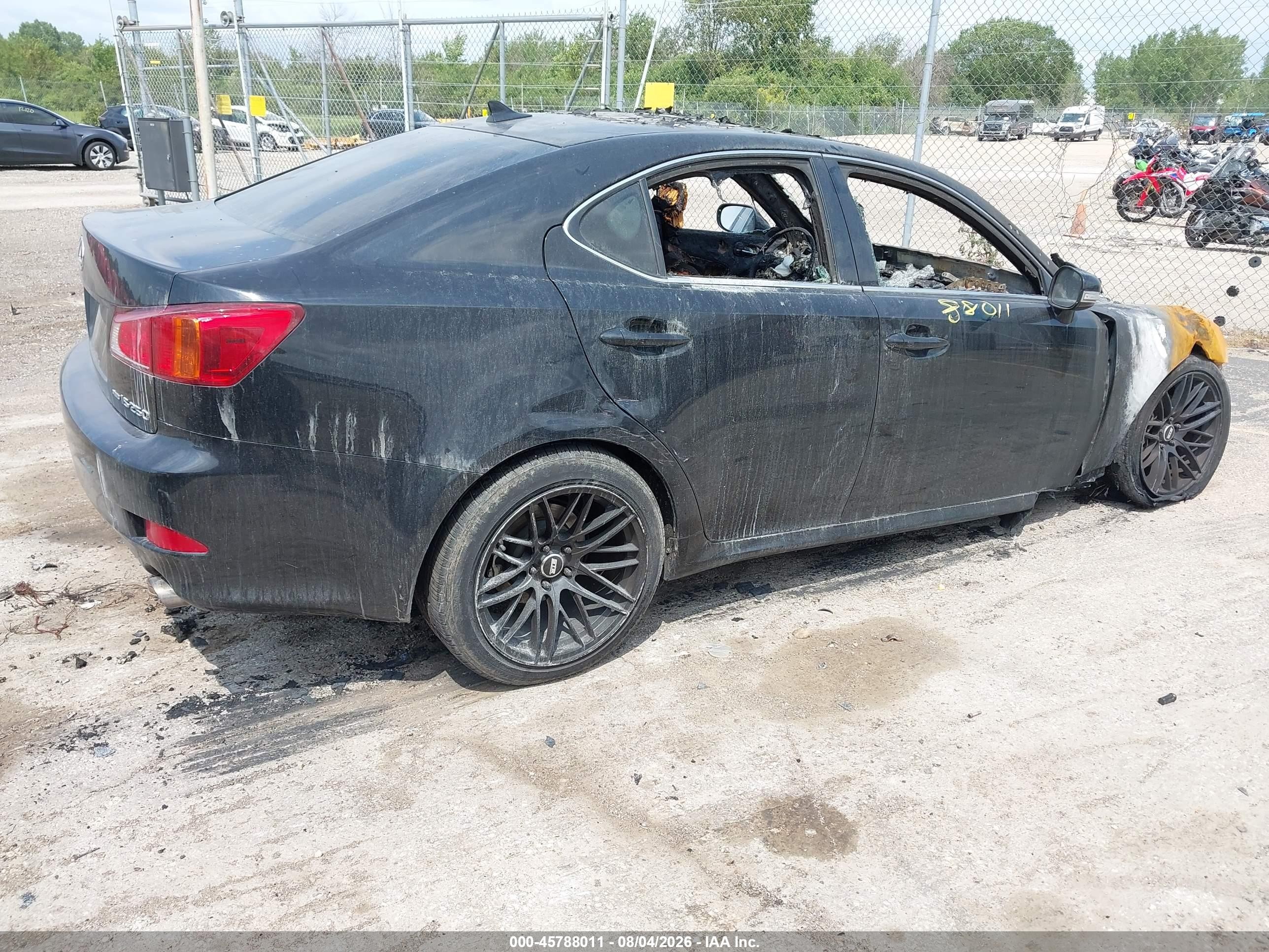2009 Lexus Is 250 Black vin: JTHCK262X95029063