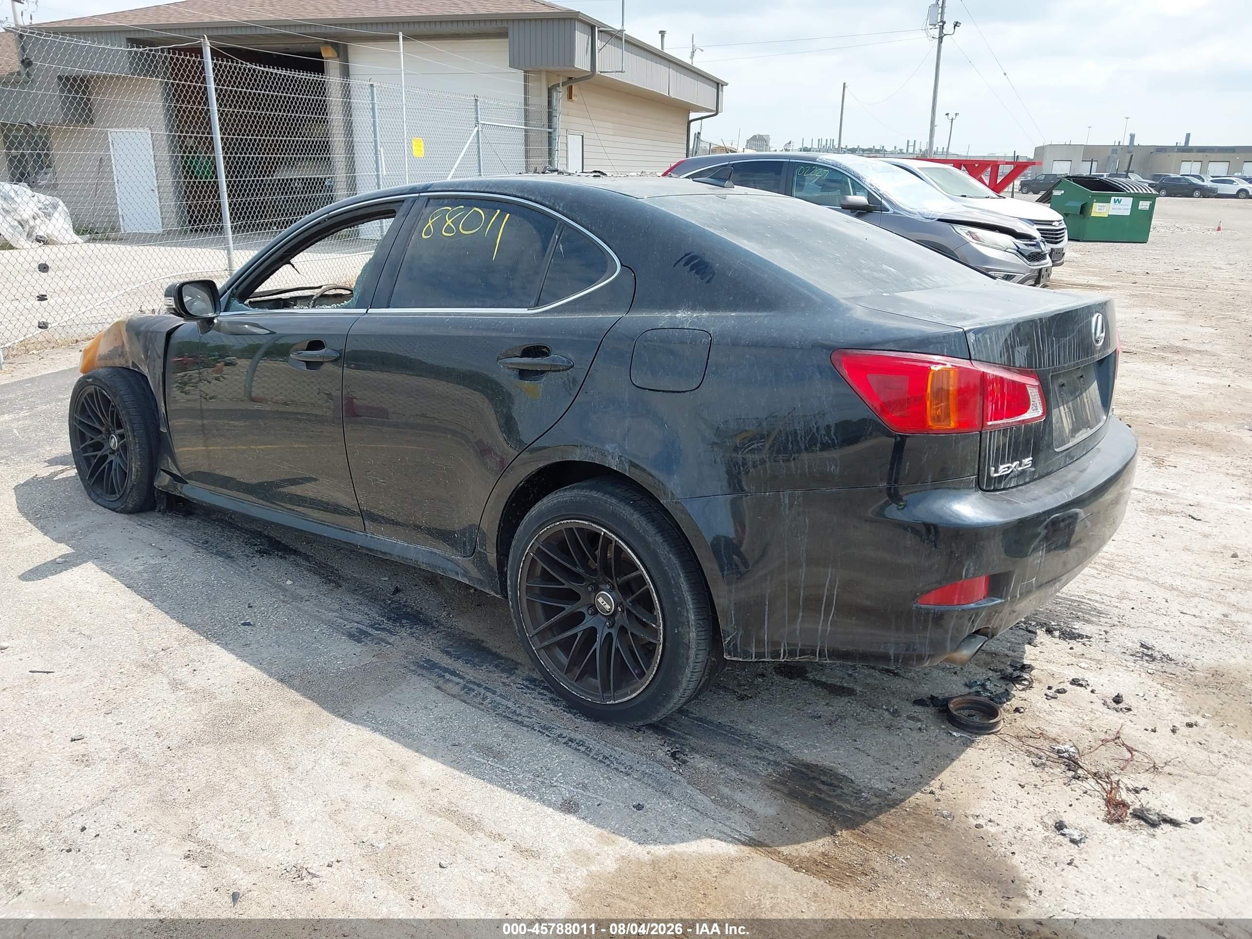 2009 Lexus Is 250 Black vin: JTHCK262X95029063