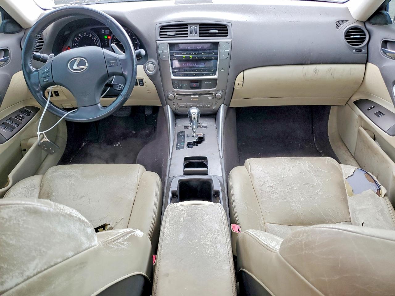 2009 Lexus Is 250 Black vin: JTHCK262X95032559