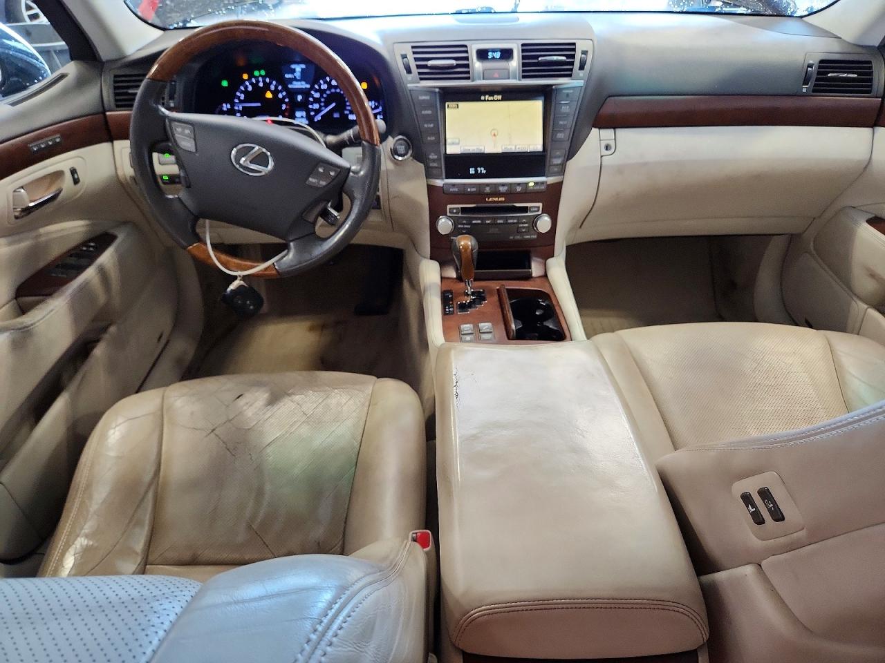 2010 Lexus Ls 460 Черный vin: JTHCL1EF4A5006765