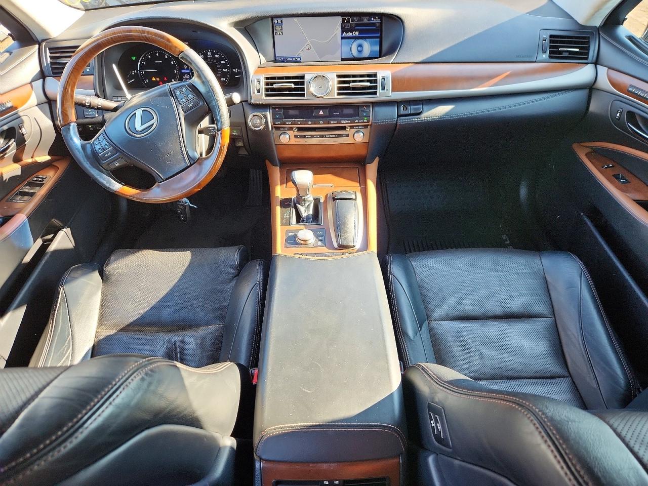 2013 Lexus Ls 460 Black vin: JTHCL1EF5D5018427