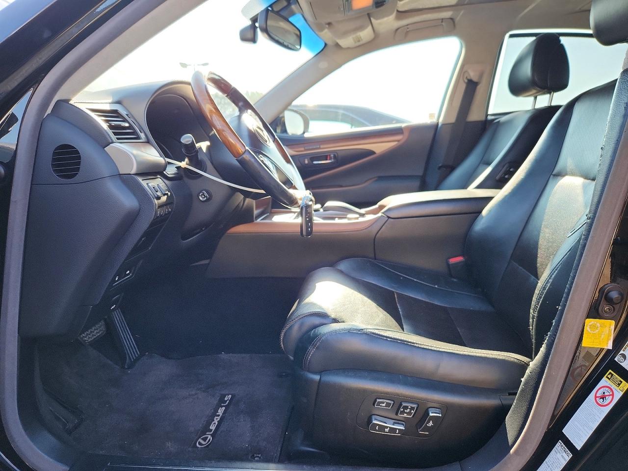 2013 Lexus Ls 460 Black vin: JTHCL1EF5D5018427