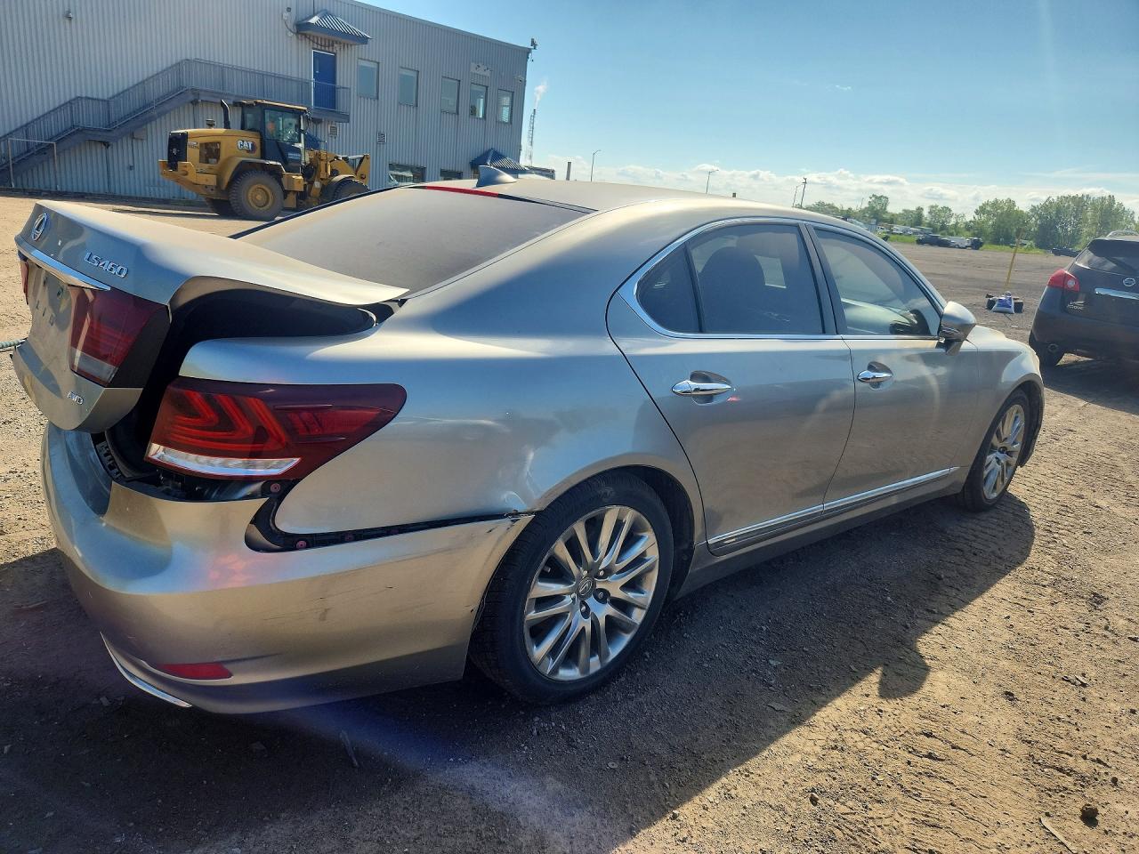 2015 Lexus Ls 460 Gray vin: JTHCL1EF5F5023338