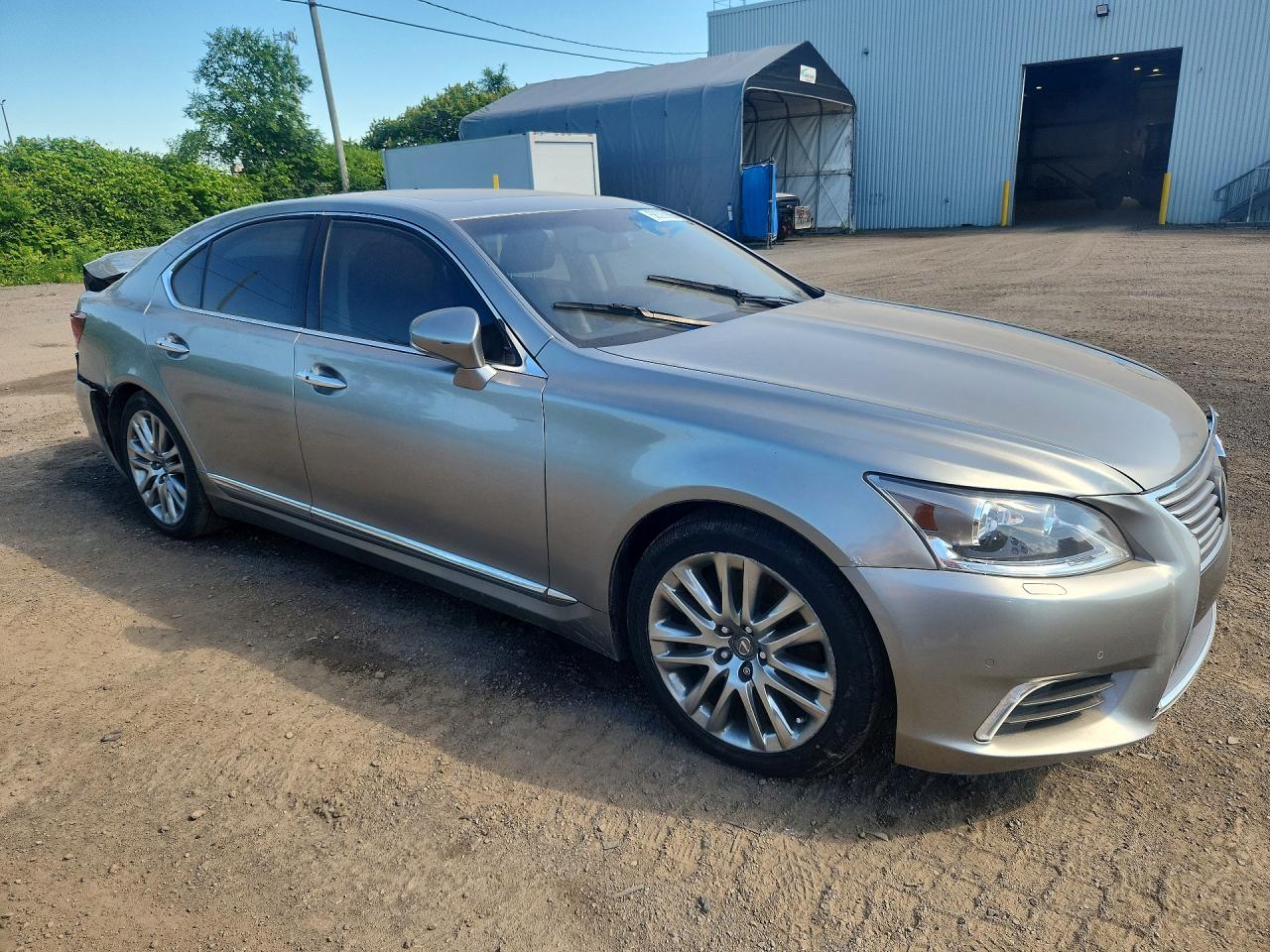 2015 Lexus Ls 460 Gray vin: JTHCL1EF5F5023338