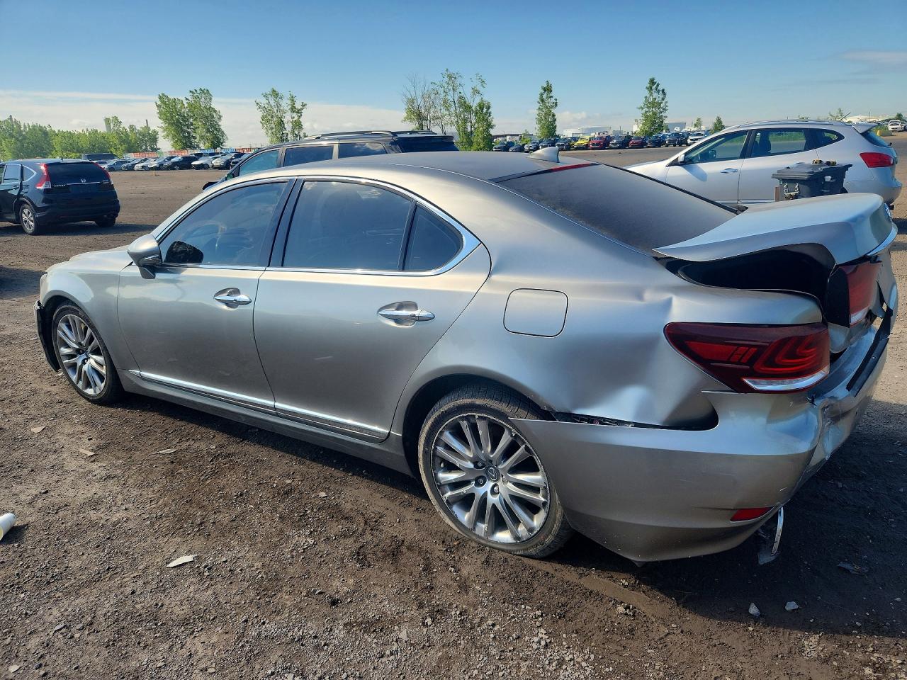 2015 Lexus Ls 460 Gray vin: JTHCL1EF5F5023338