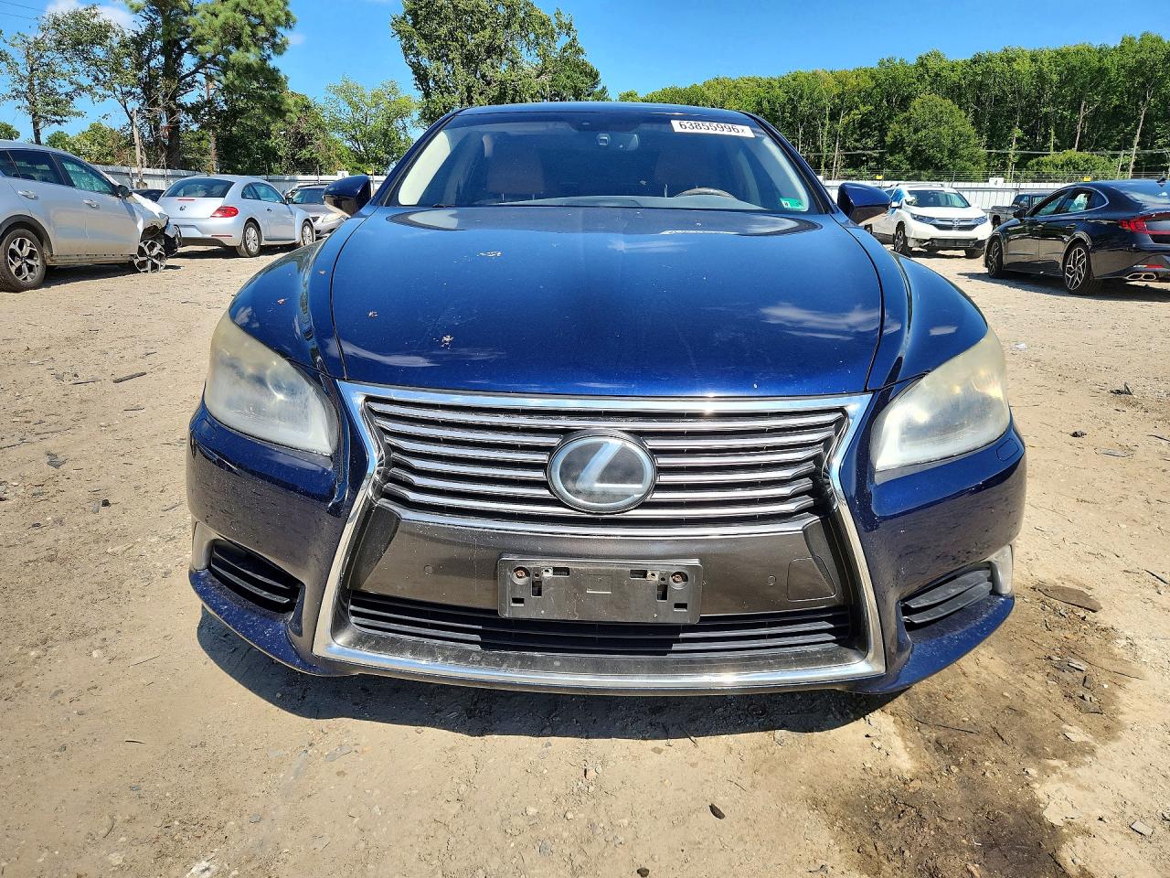 2013 Lexus Ls 460 Blue vin: JTHCL1EF6D5015519