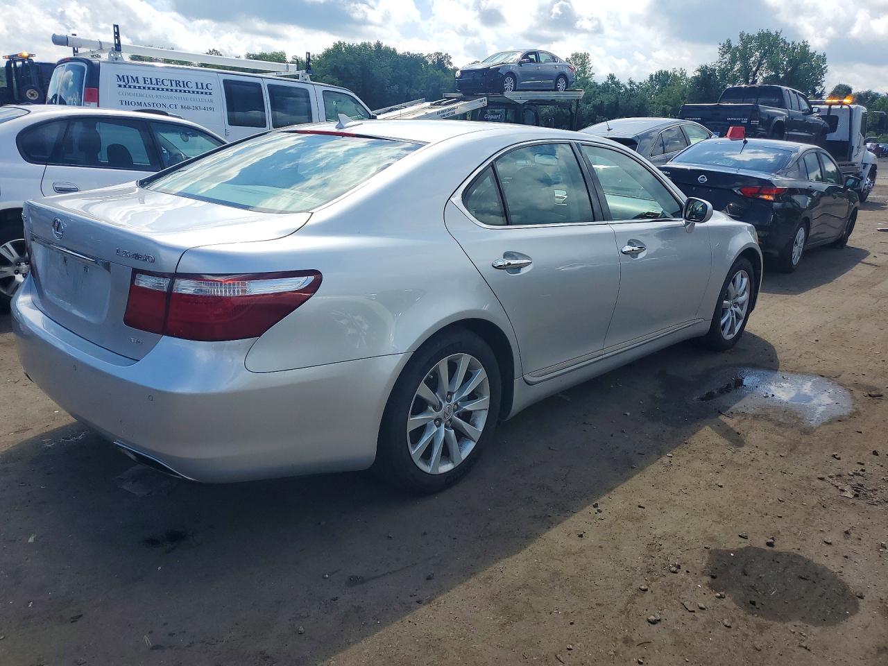 2009 Lexus Ls 460 Gray vin: JTHCL46F295001835