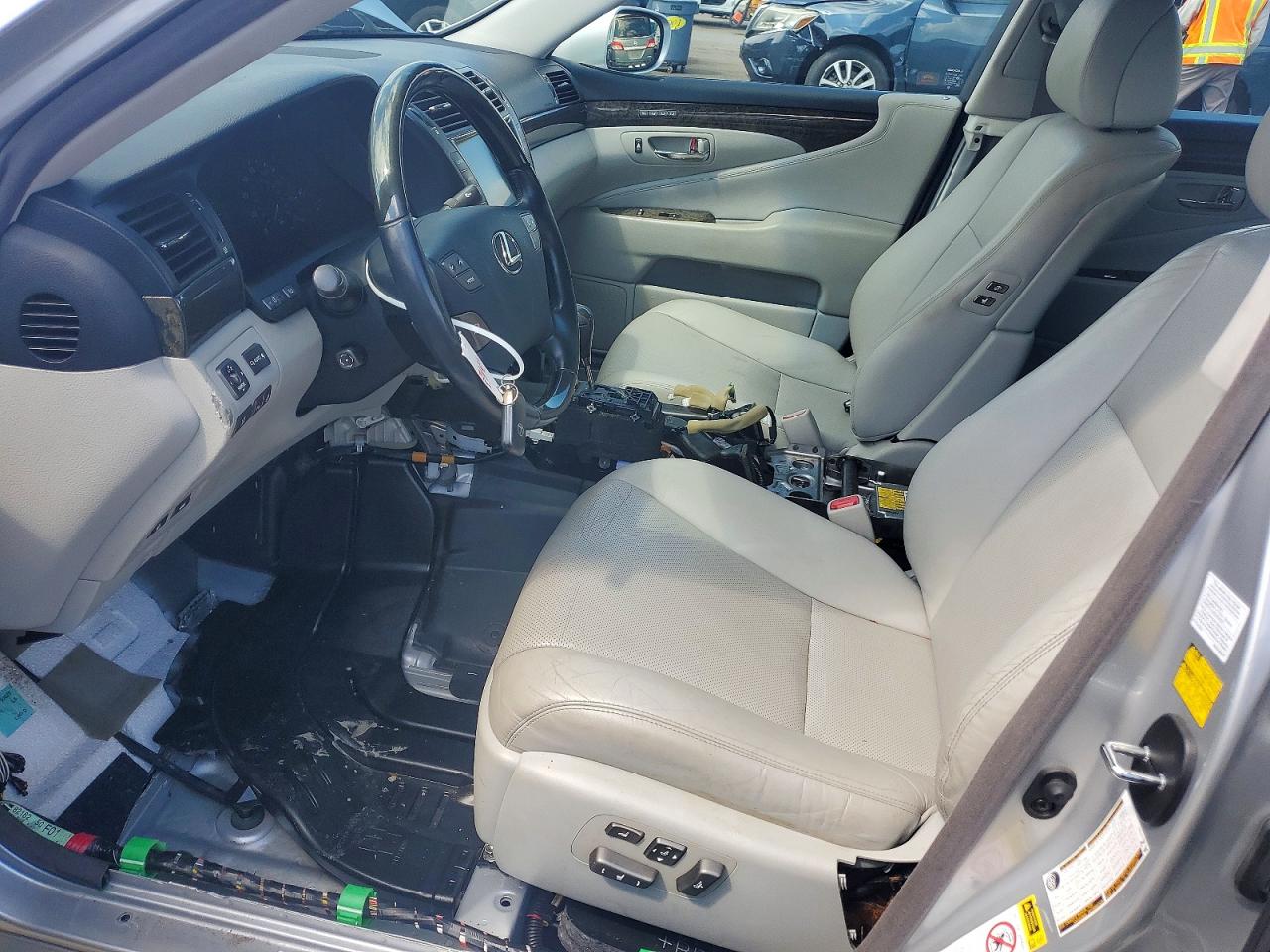 2009 Lexus Ls 460 Gray vin: JTHCL46F295001835