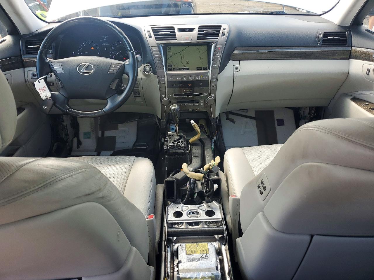 2009 Lexus Ls 460 Gray vin: JTHCL46F295001835
