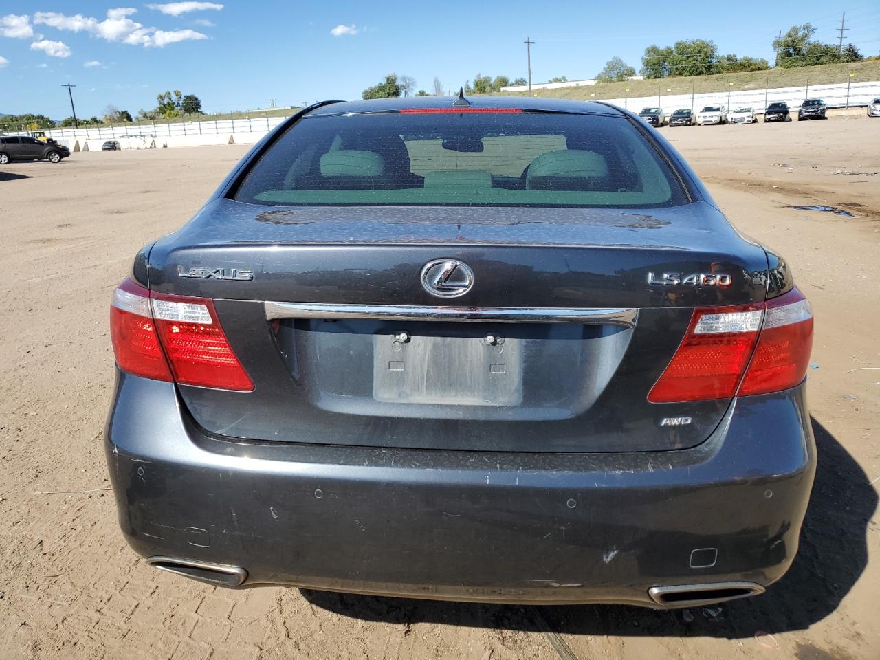 2009 Lexus Ls 460 Black vin: JTHCL46F295002225