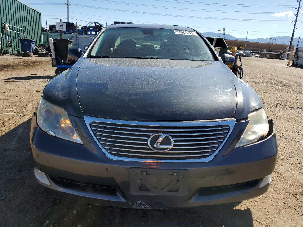 2009 Lexus Ls 460 Black vin: JTHCL46F295002225