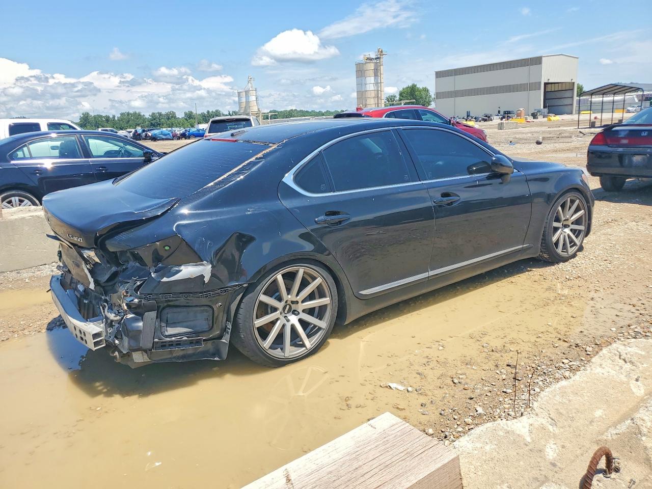 2009 Lexus Ls 460 Black vin: JTHCL46F295002614