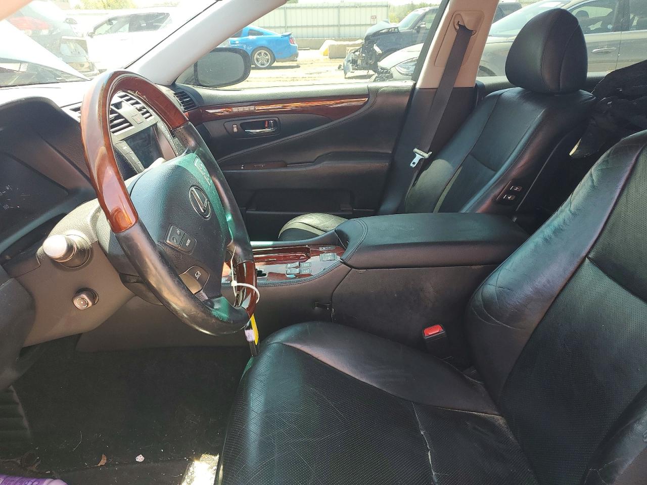 2009 Lexus Ls 460 Black vin: JTHCL46F295002614