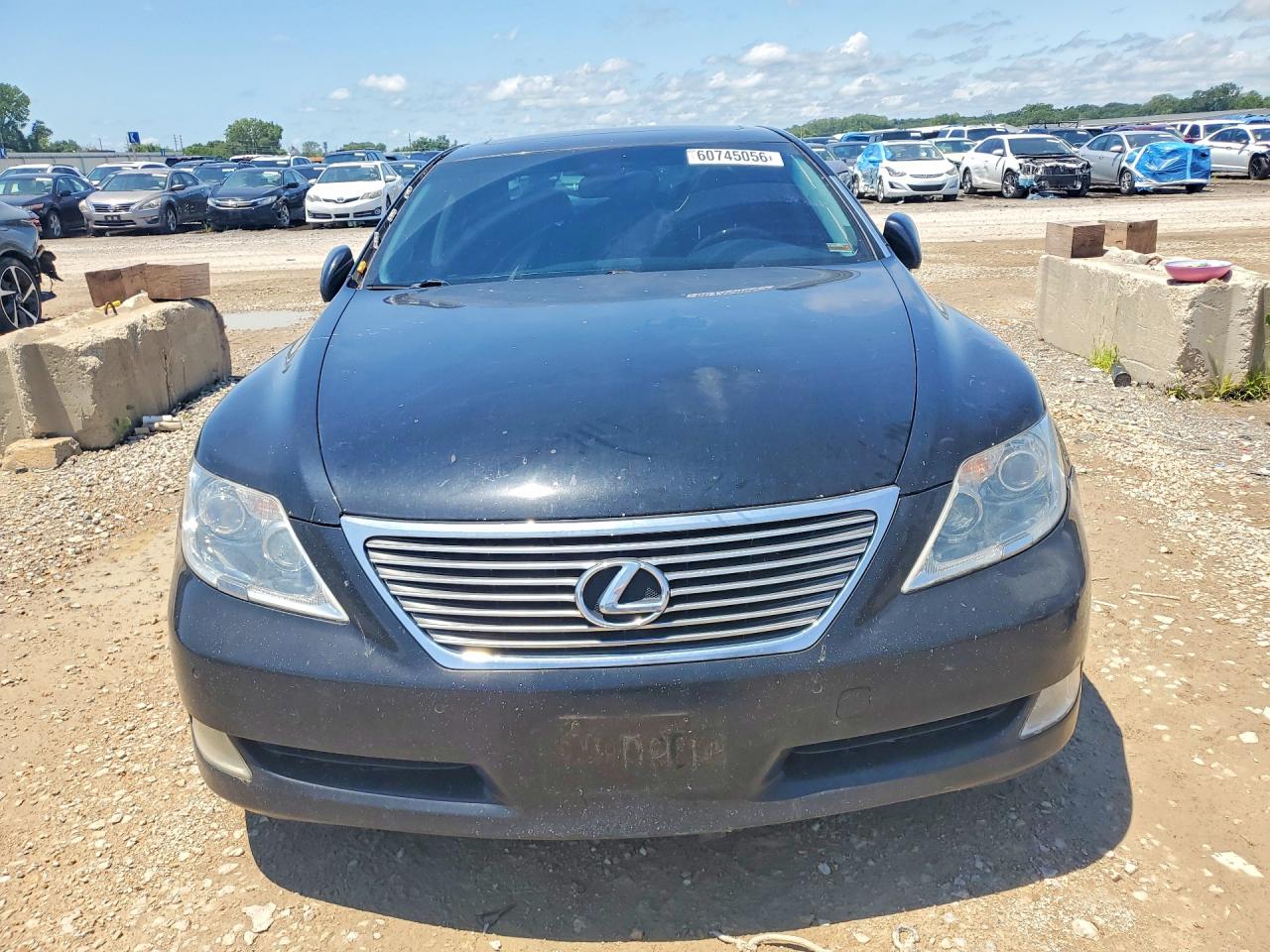 2009 Lexus Ls 460 Black vin: JTHCL46F295002614