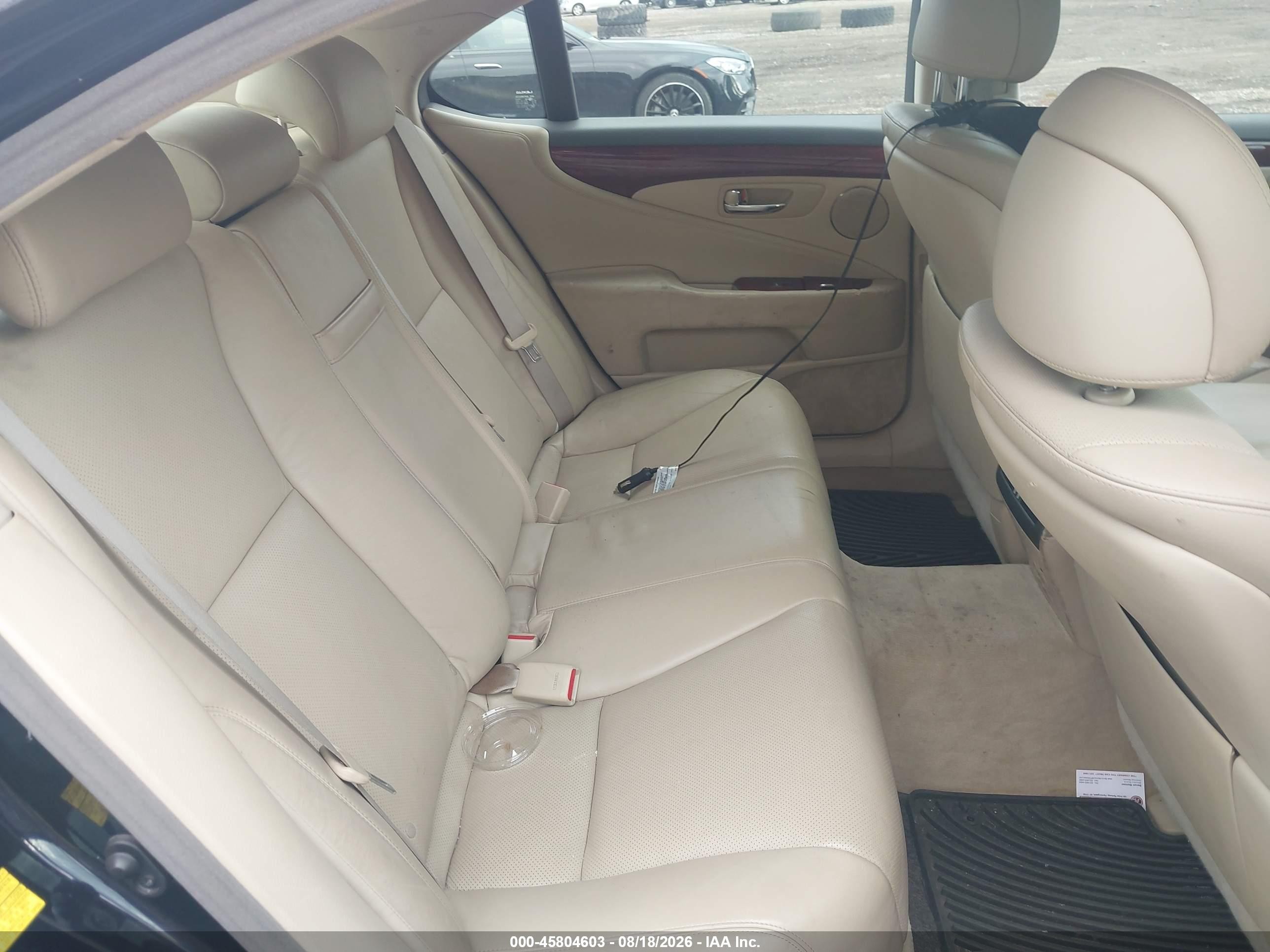 2009 Lexus Ls 460   Blue vin: JTHCL46F495003537