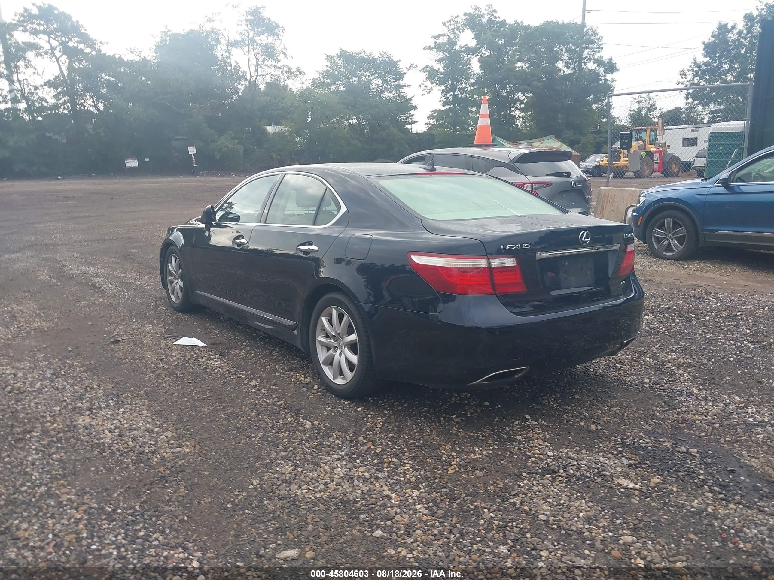2009 Lexus Ls 460   Blue vin: JTHCL46F495003537