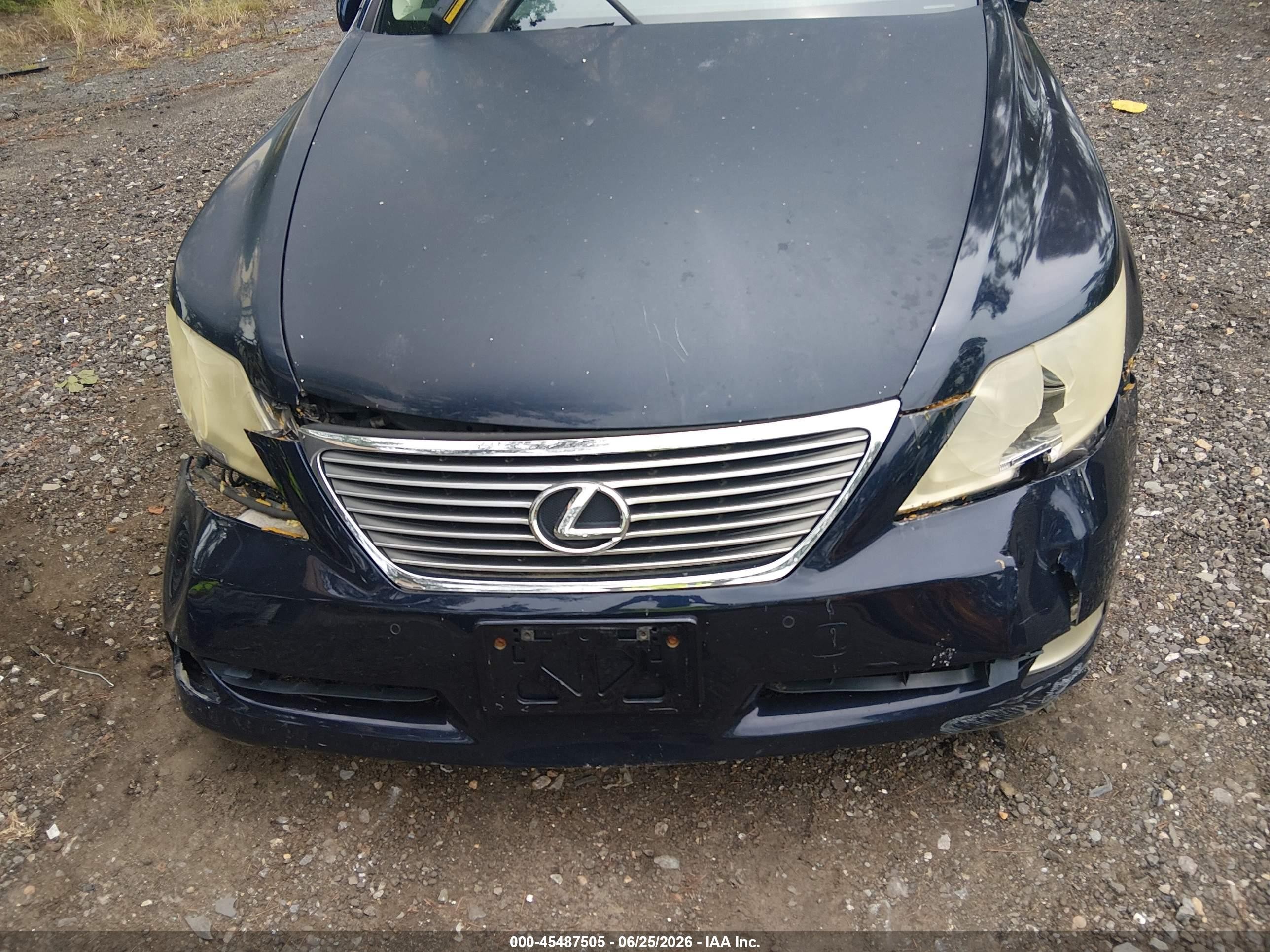 2009 Lexus Ls 460   Black vin: JTHCL46F495003893