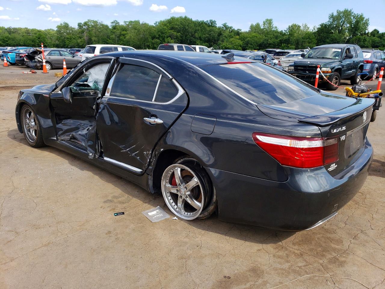 2009 Lexus Ls 460 Charcoal vin: JTHCL46F595000260