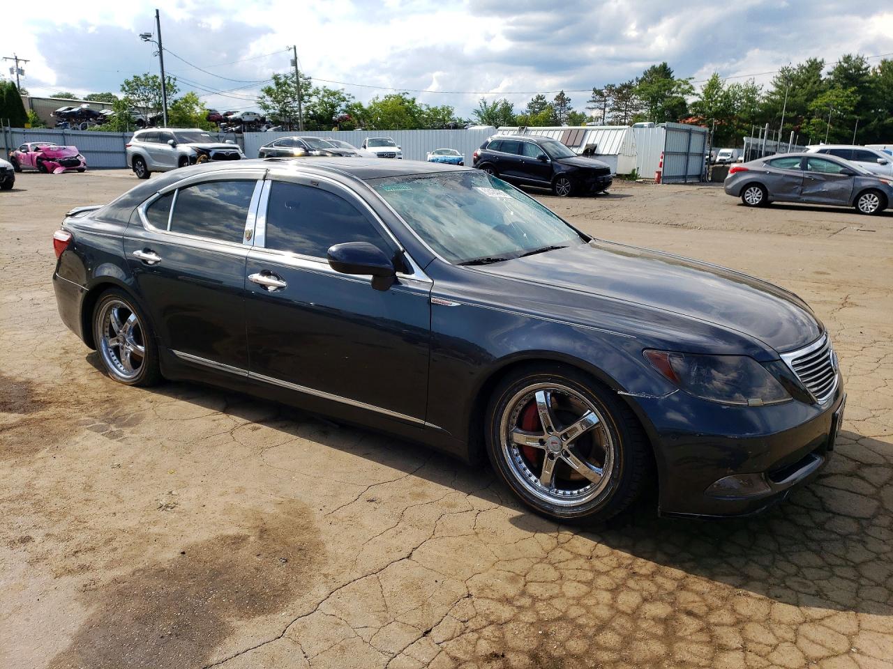 2009 Lexus Ls 460 Charcoal vin: JTHCL46F595000260