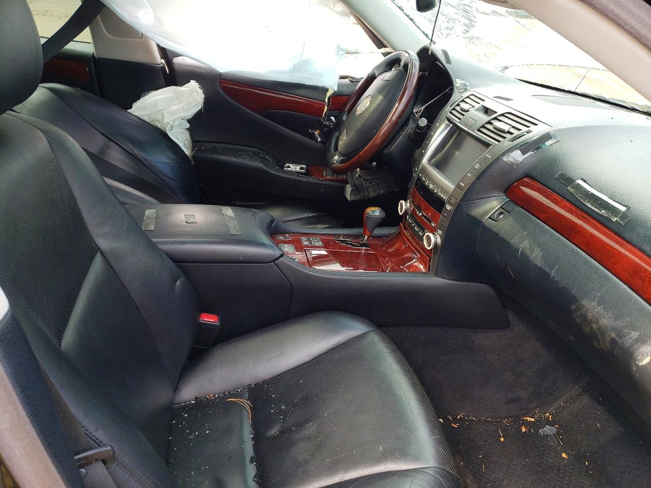 2009 Lexus Ls 460 Charcoal vin: JTHCL46F595000260