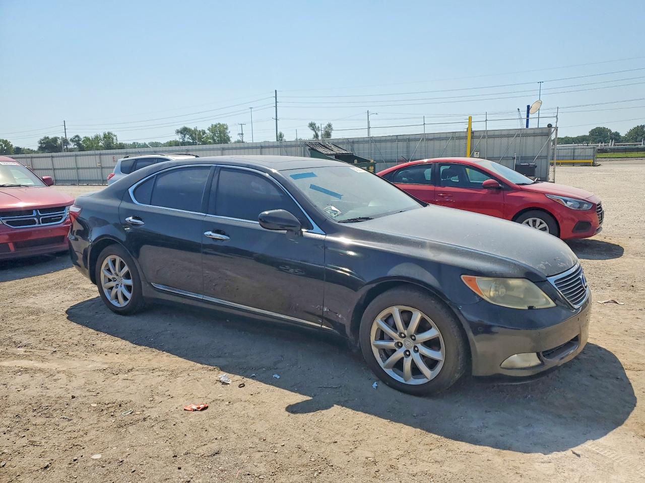 2009 Lexus Ls 460 Black vin: JTHCL46F695004575