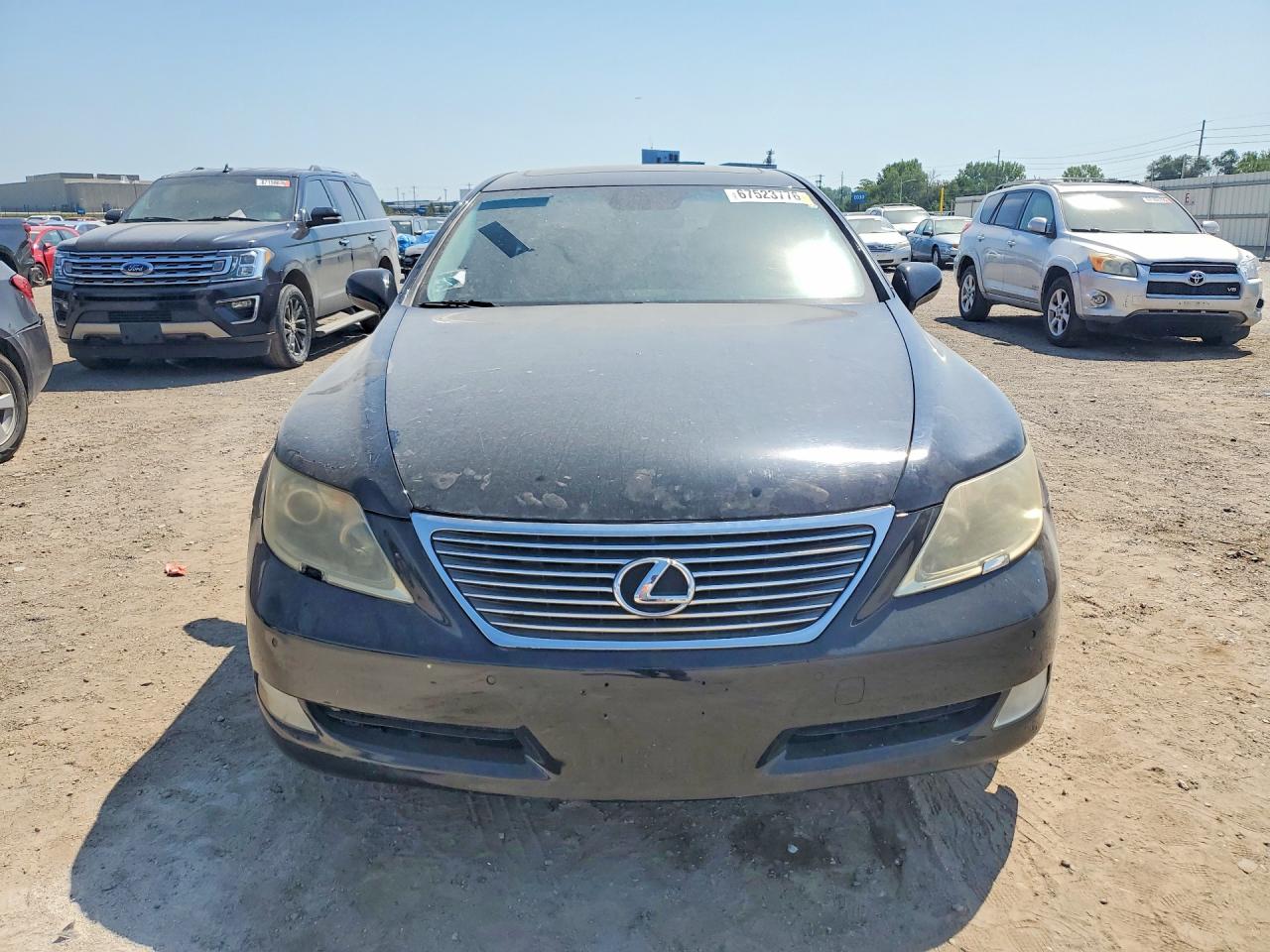 2009 Lexus Ls 460 Black vin: JTHCL46F695004575