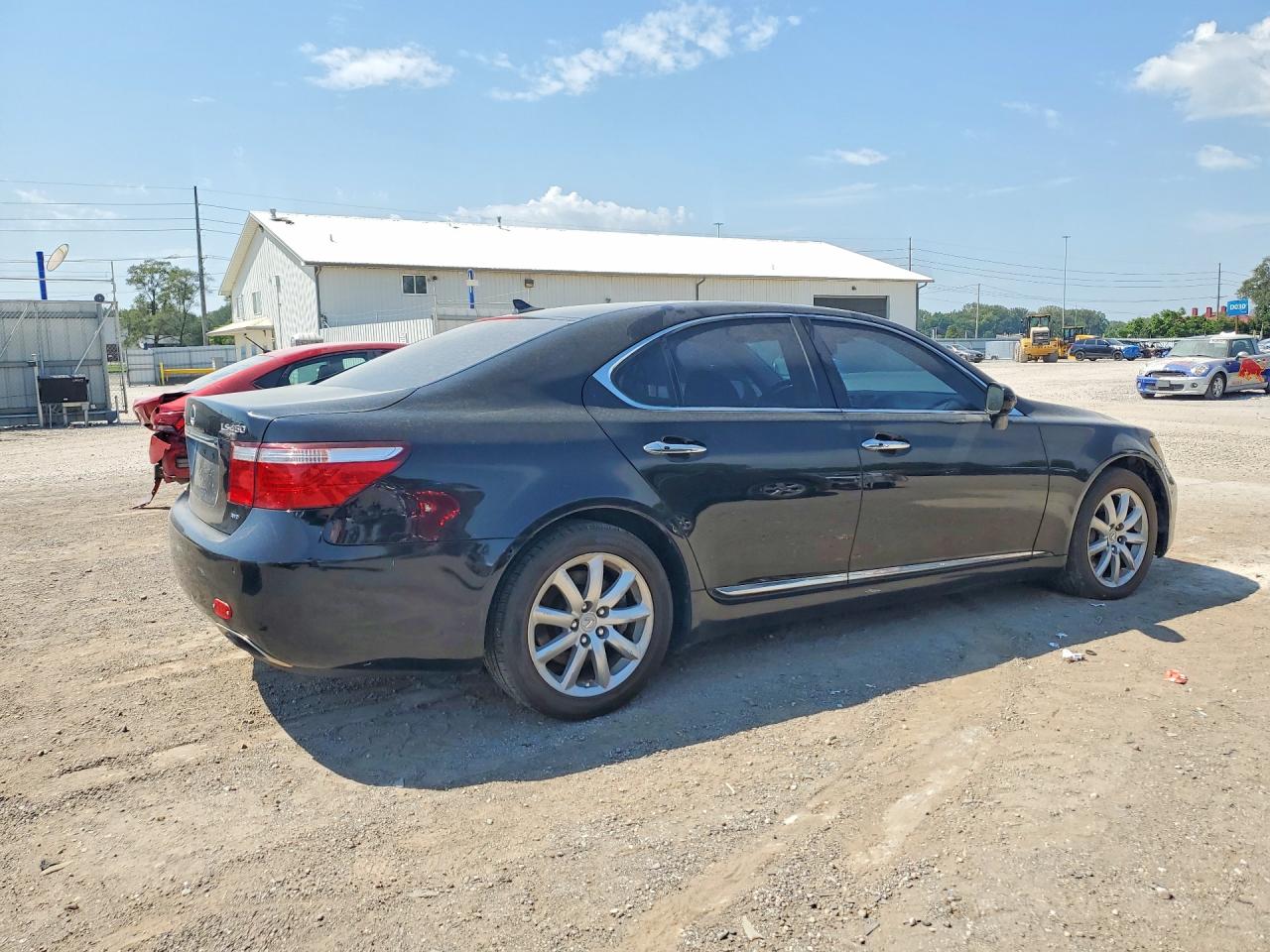 2009 Lexus Ls 460 Black vin: JTHCL46F695004575