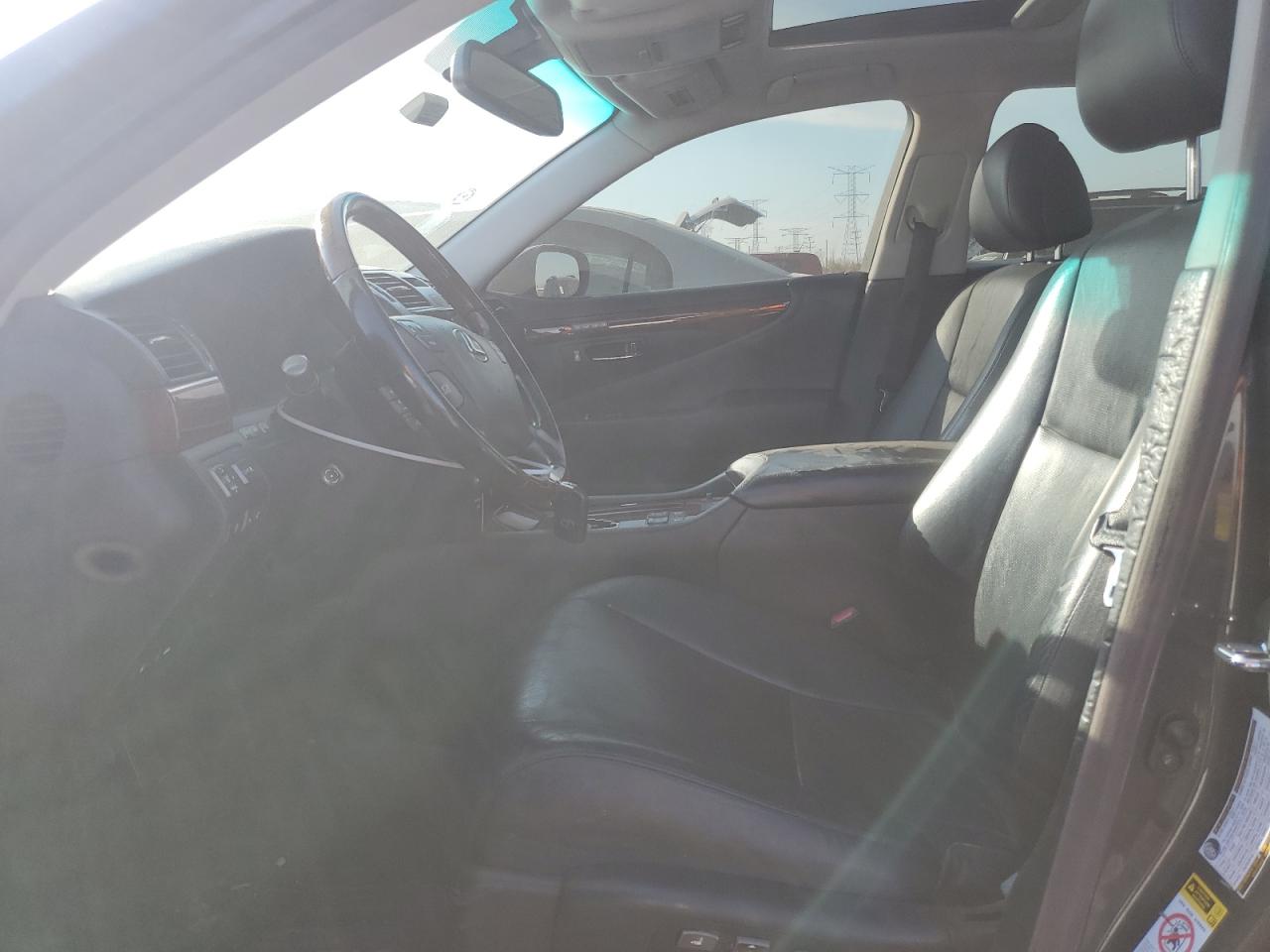 2009 Lexus Ls 460 Gray vin: JTHCL46F795002107