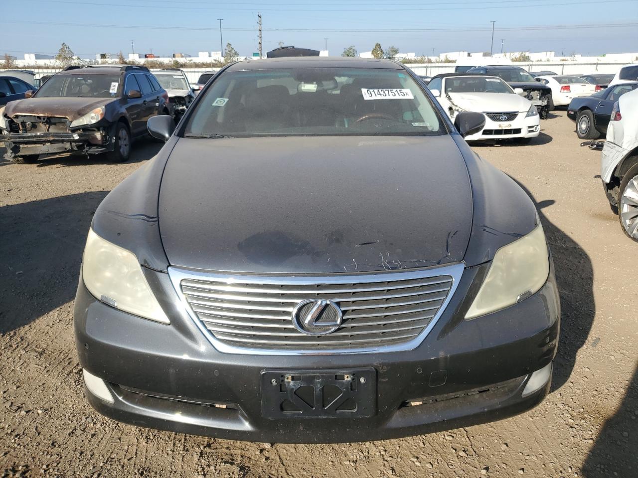 2009 Lexus Ls 460 Gray vin: JTHCL46F795002107