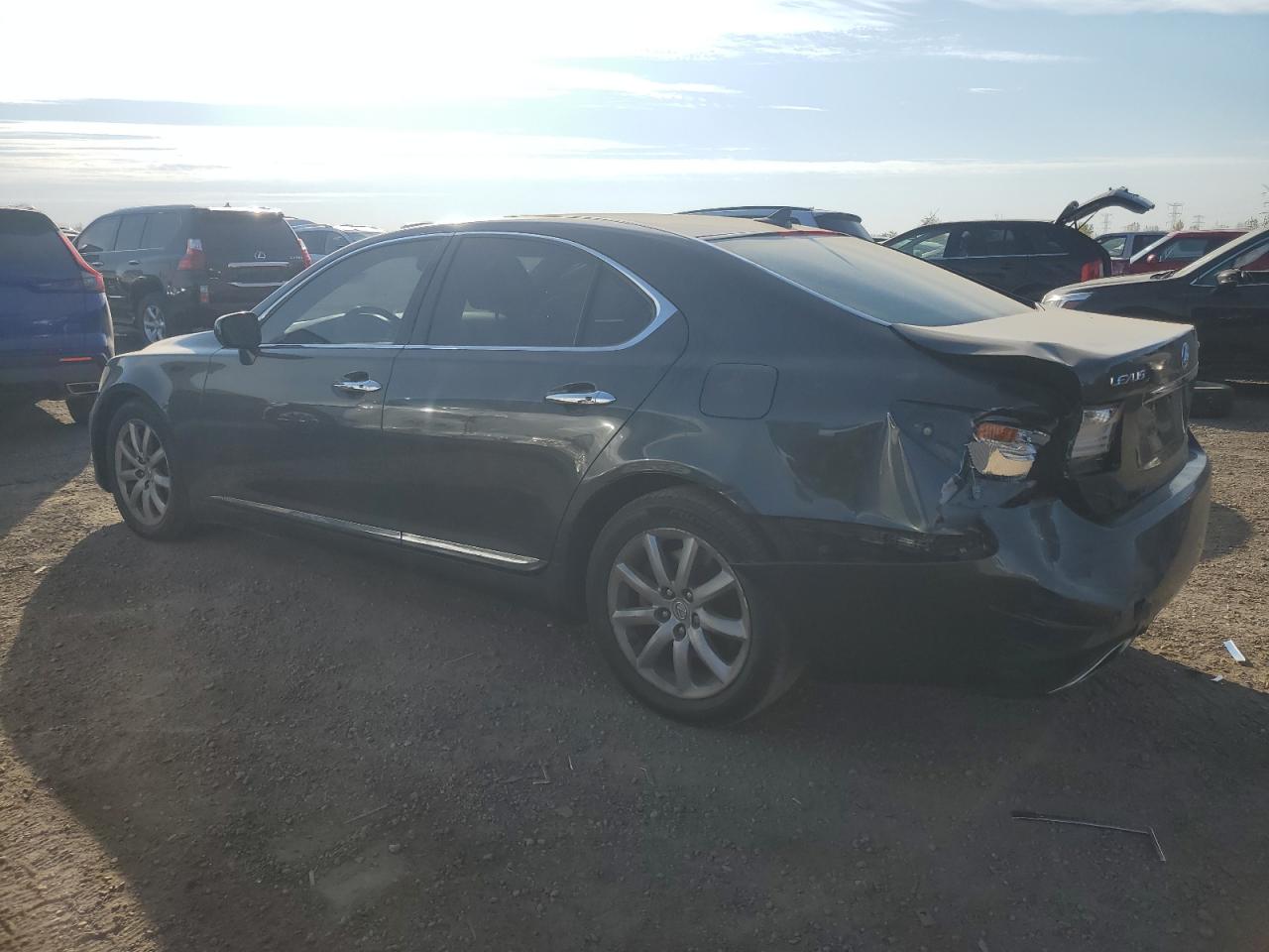 2009 Lexus Ls 460 Gray vin: JTHCL46F795002107