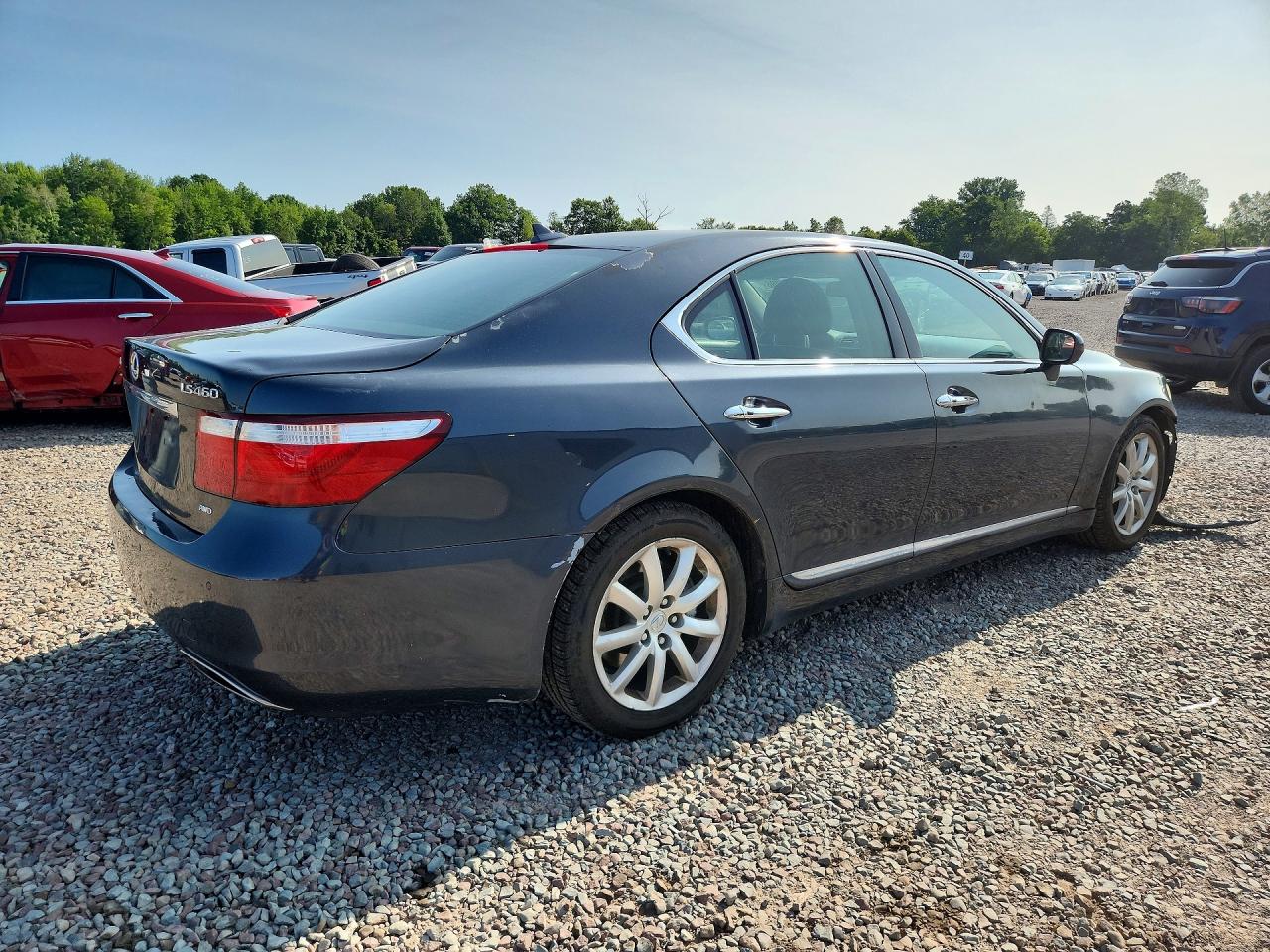 2009 Lexus Ls 460 Charcoal vin: JTHCL46F795002396
